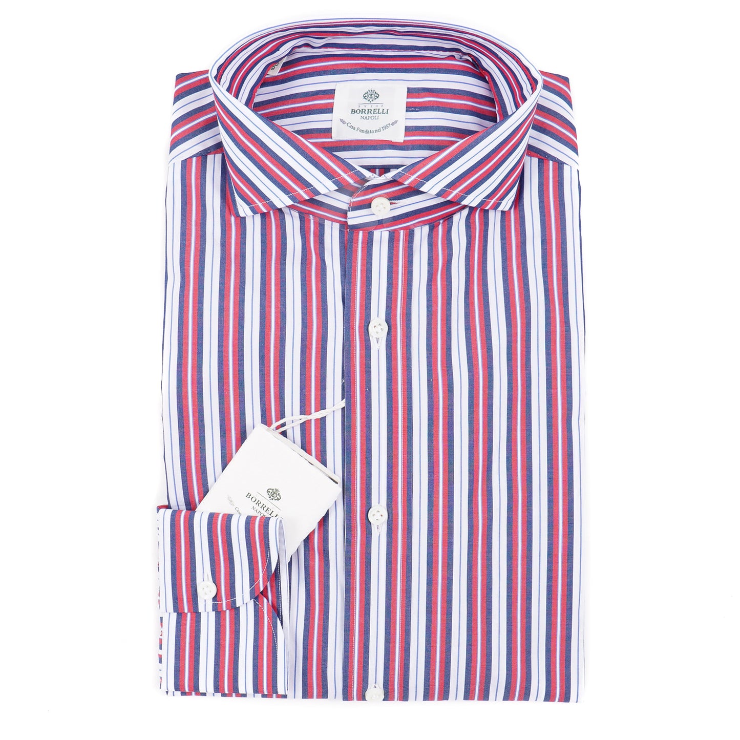 Luigi Borrelli Classic-Fit Cotton Dress Shirt - Top Shelf Apparel