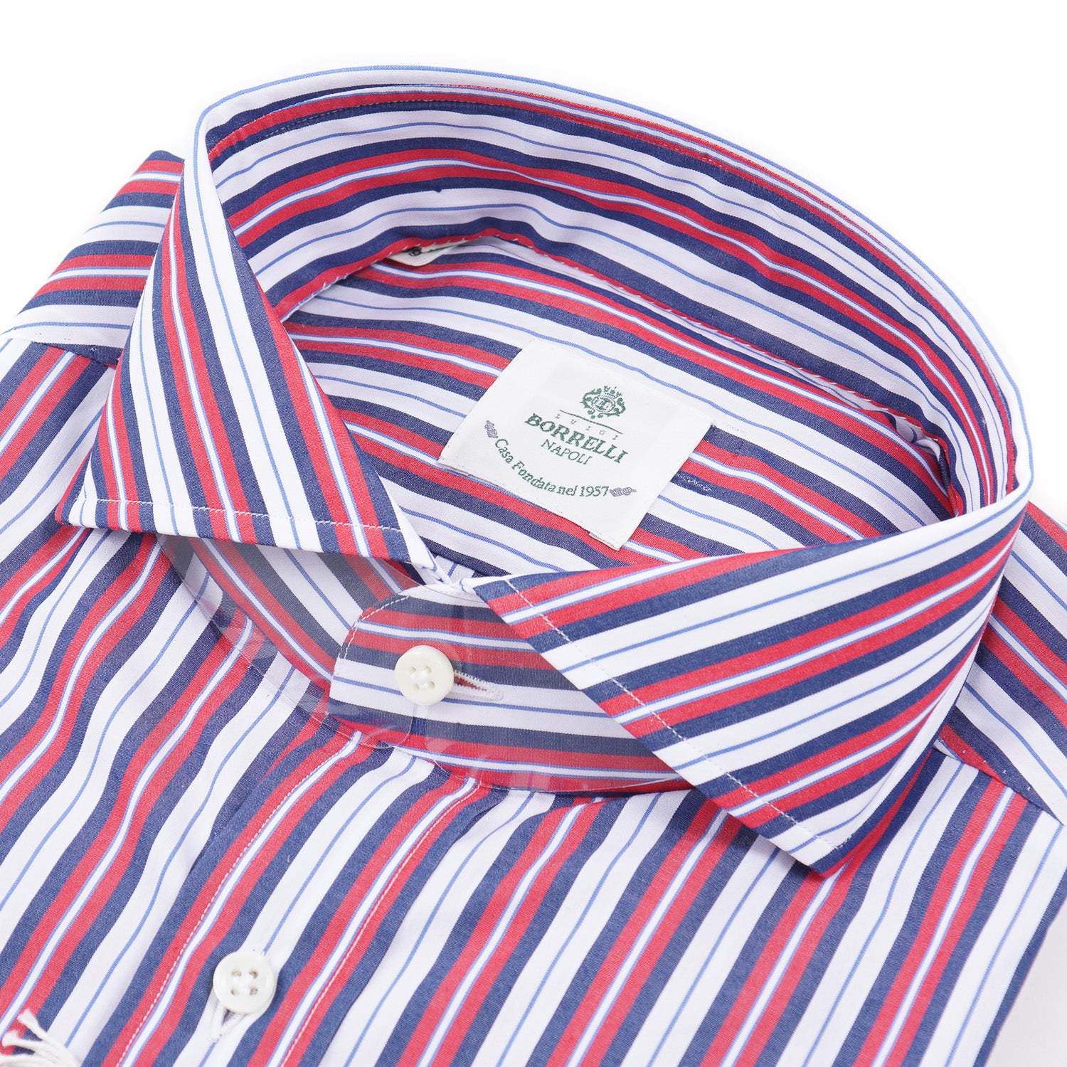 Luigi Borrelli Classic-Fit Cotton Dress Shirt - Top Shelf Apparel