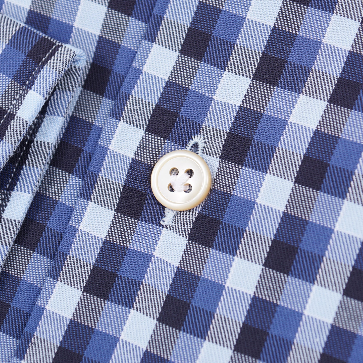 Luigi Borrelli Layered Check Cotton Shirt - Top Shelf Apparel