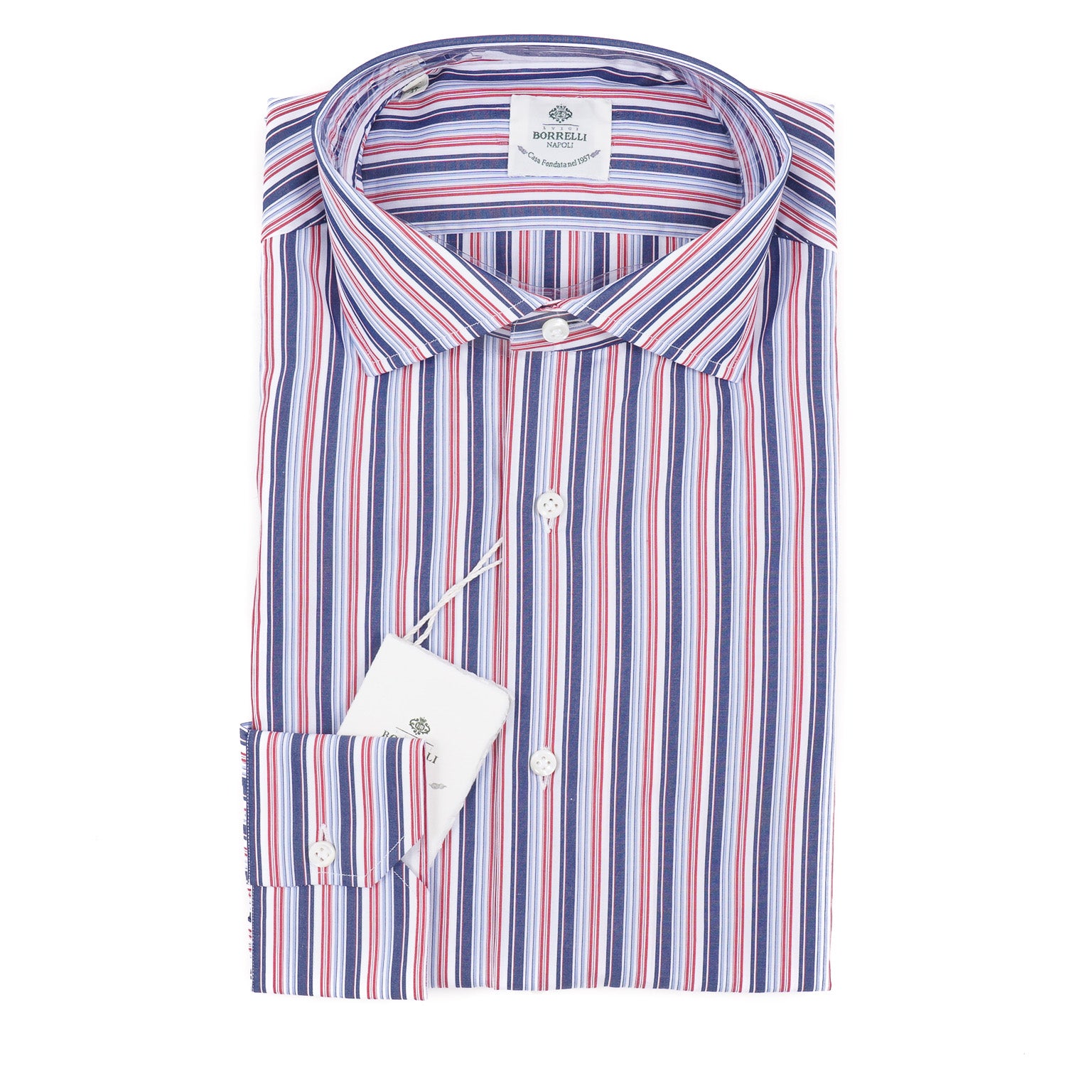 Luigi Borrelli Tailored-Fit Cotton Shirt - Top Shelf Apparel