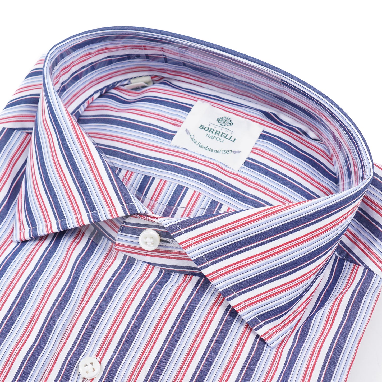 Luigi Borrelli Tailored-Fit Cotton Shirt - Top Shelf Apparel