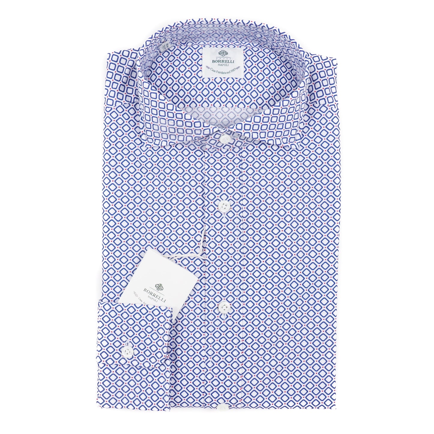 Luigi Borrelli Slim-Fit Patterned Cotton Shirt - Top Shelf Apparel