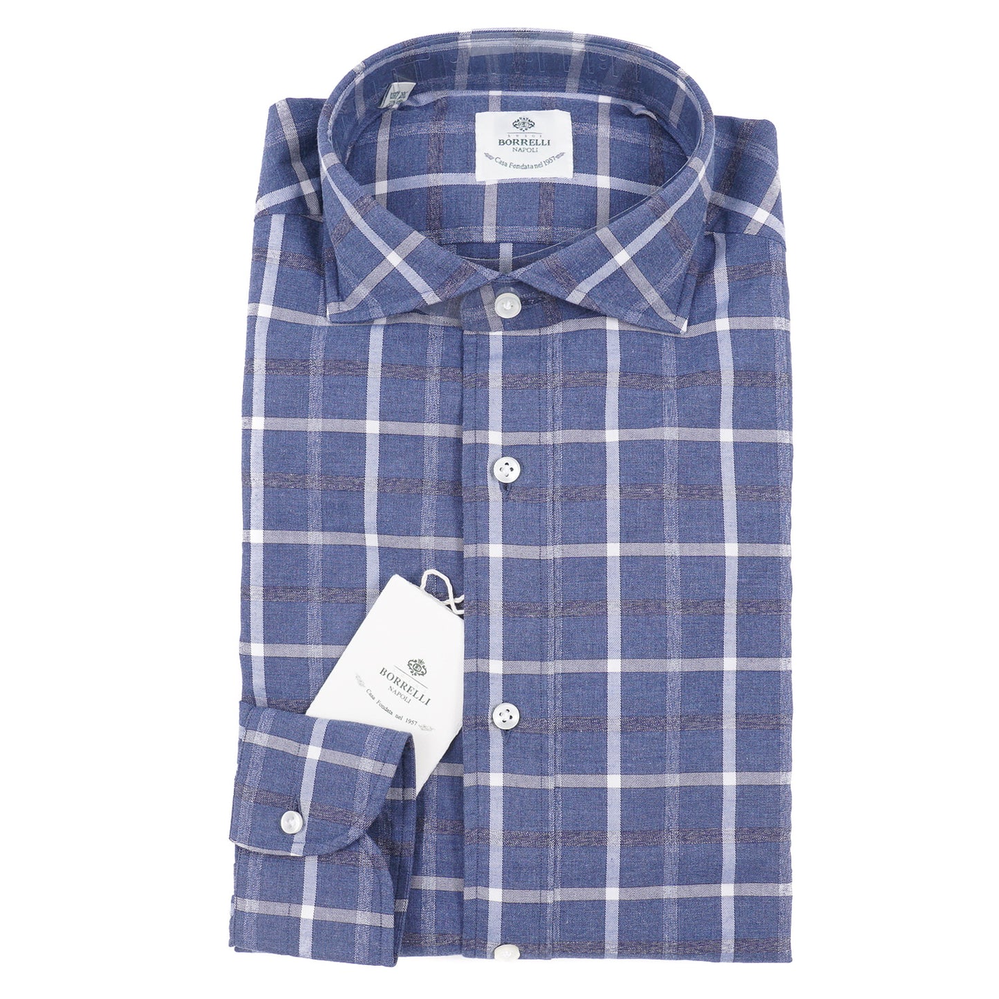 Luigi Borrelli Regular-Fit Cotton Shirt - Top Shelf Apparel