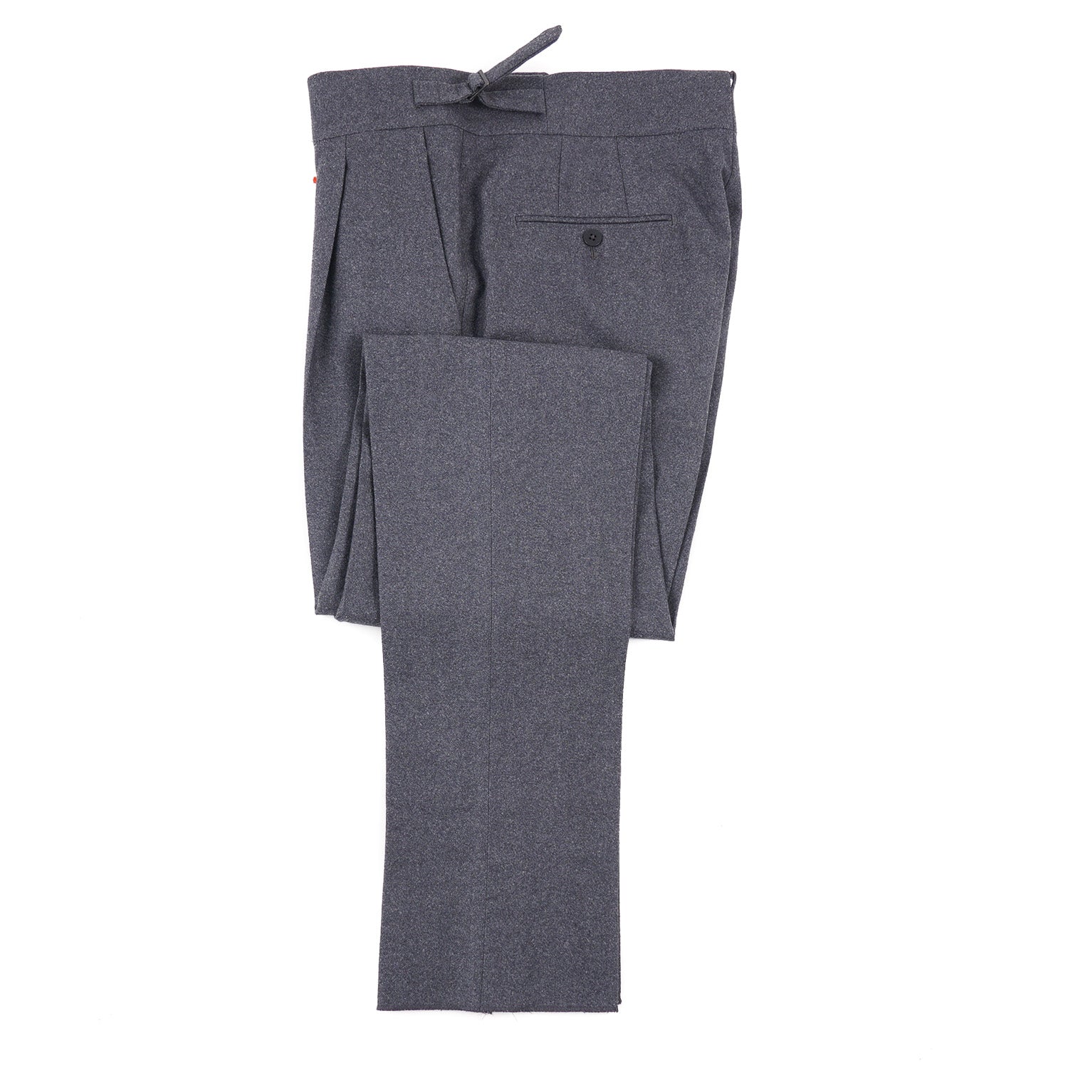 VBC Light Grey Wool Flannel Dress Pant  Custom Fit Tailored Clothing