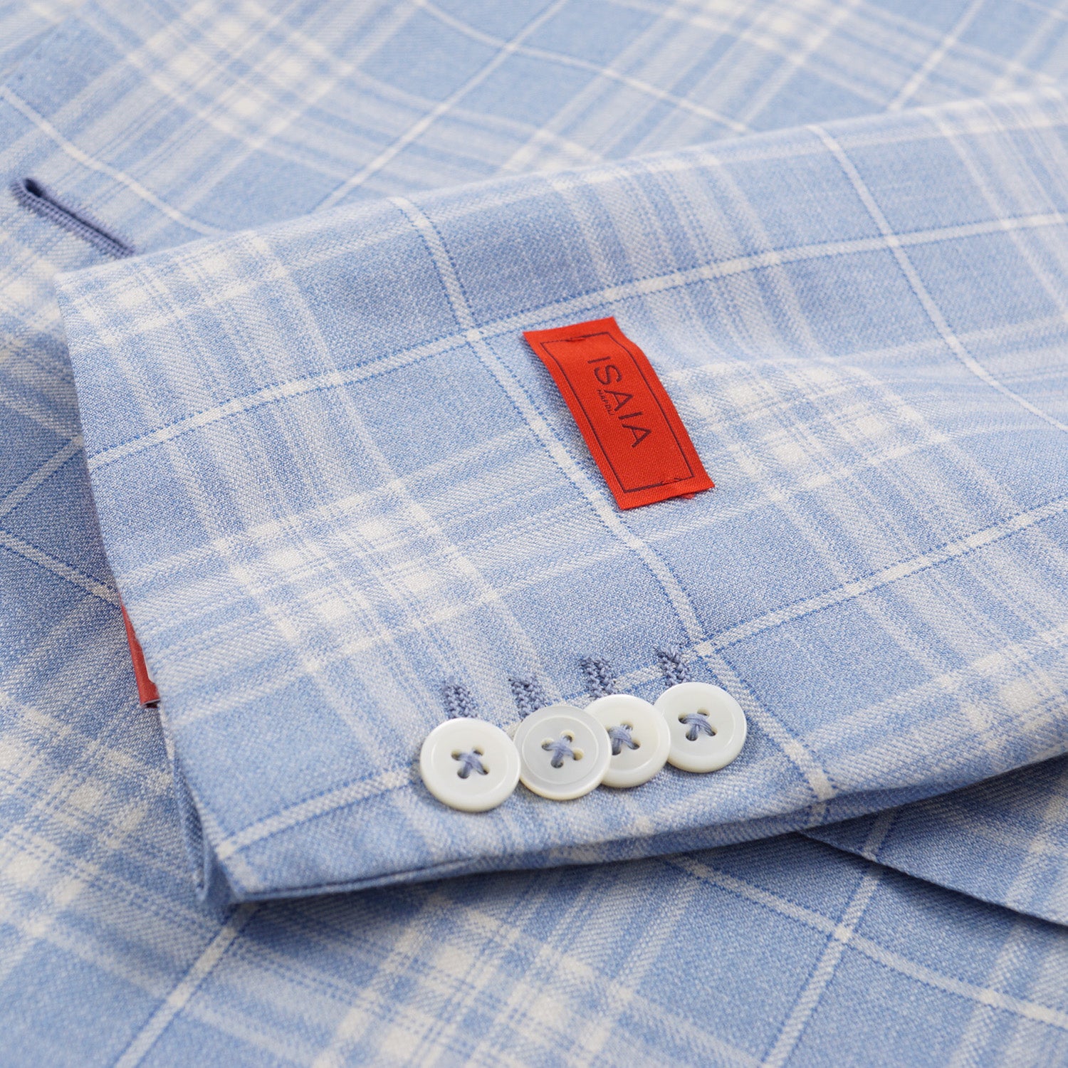 Isaia Layered Check Wool-Cashmere-Silk Sport Coat - Top Shelf Apparel