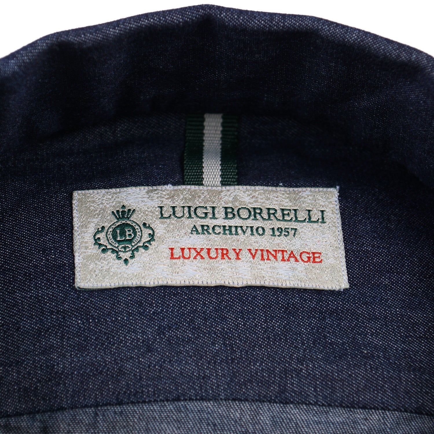 Luigi Borrelli Chambray Denim Shirt - Top Shelf Apparel
