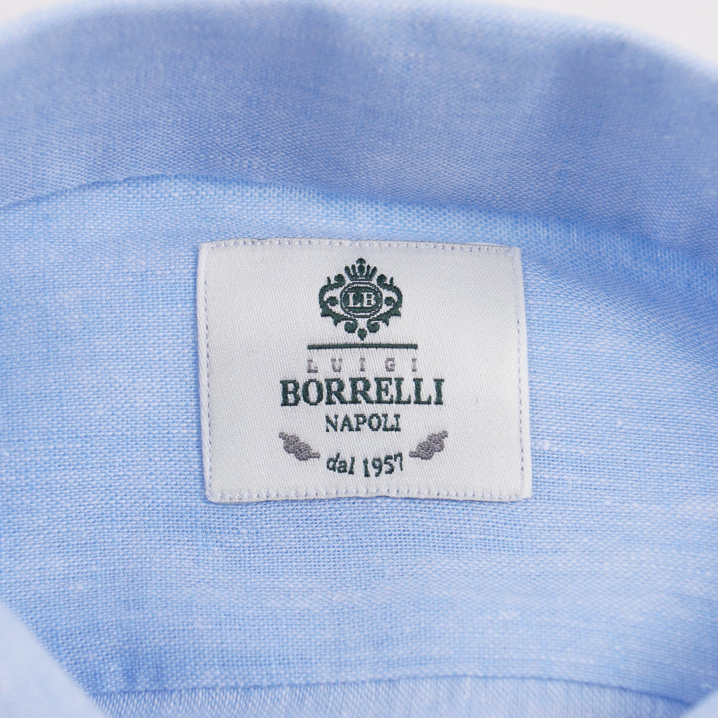 Luigi Borrelli Linen and Cotton Dress Shirt - Top Shelf Apparel