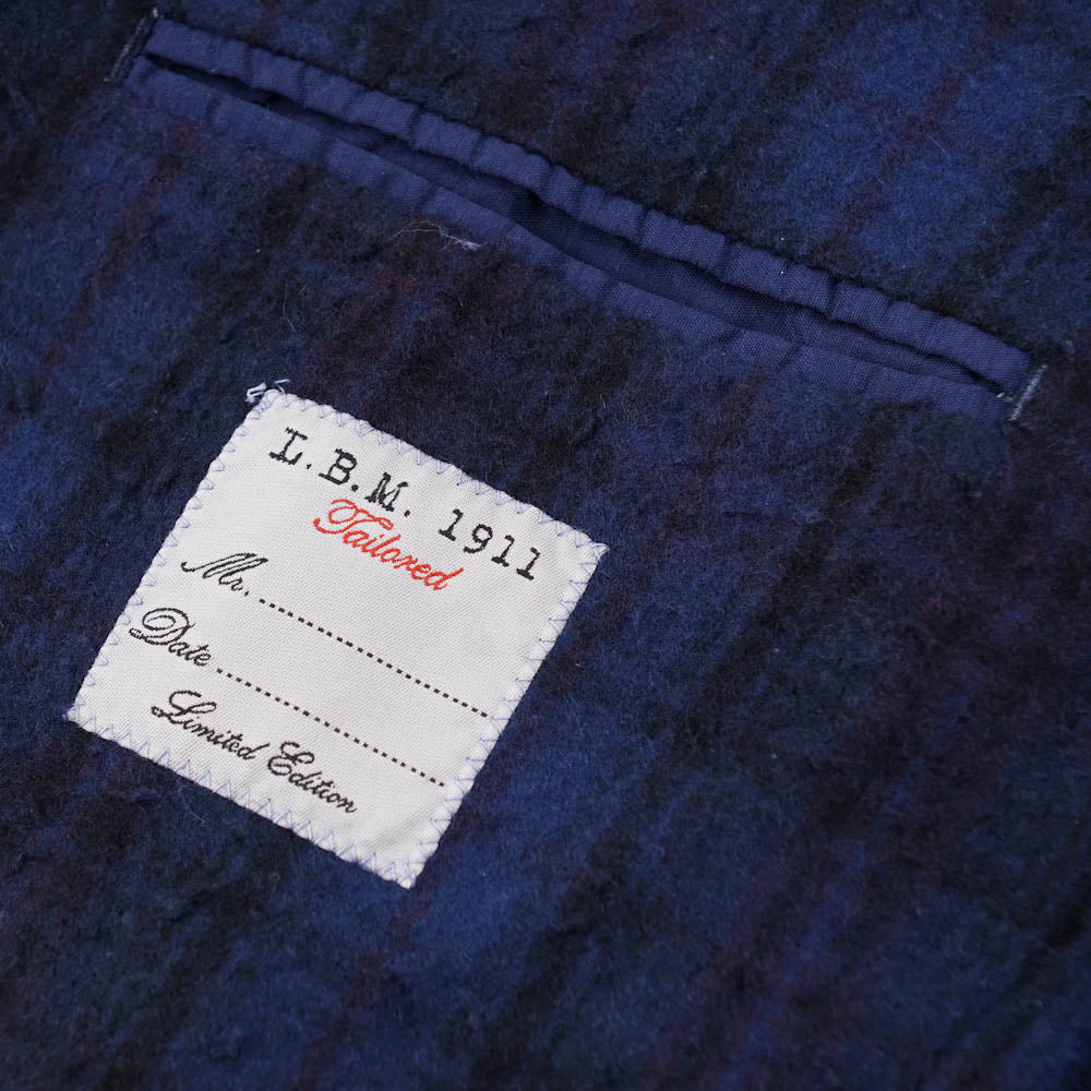 L.B.M. 1911 Blue Check Washed Wool Sport Coat - Top Shelf Apparel