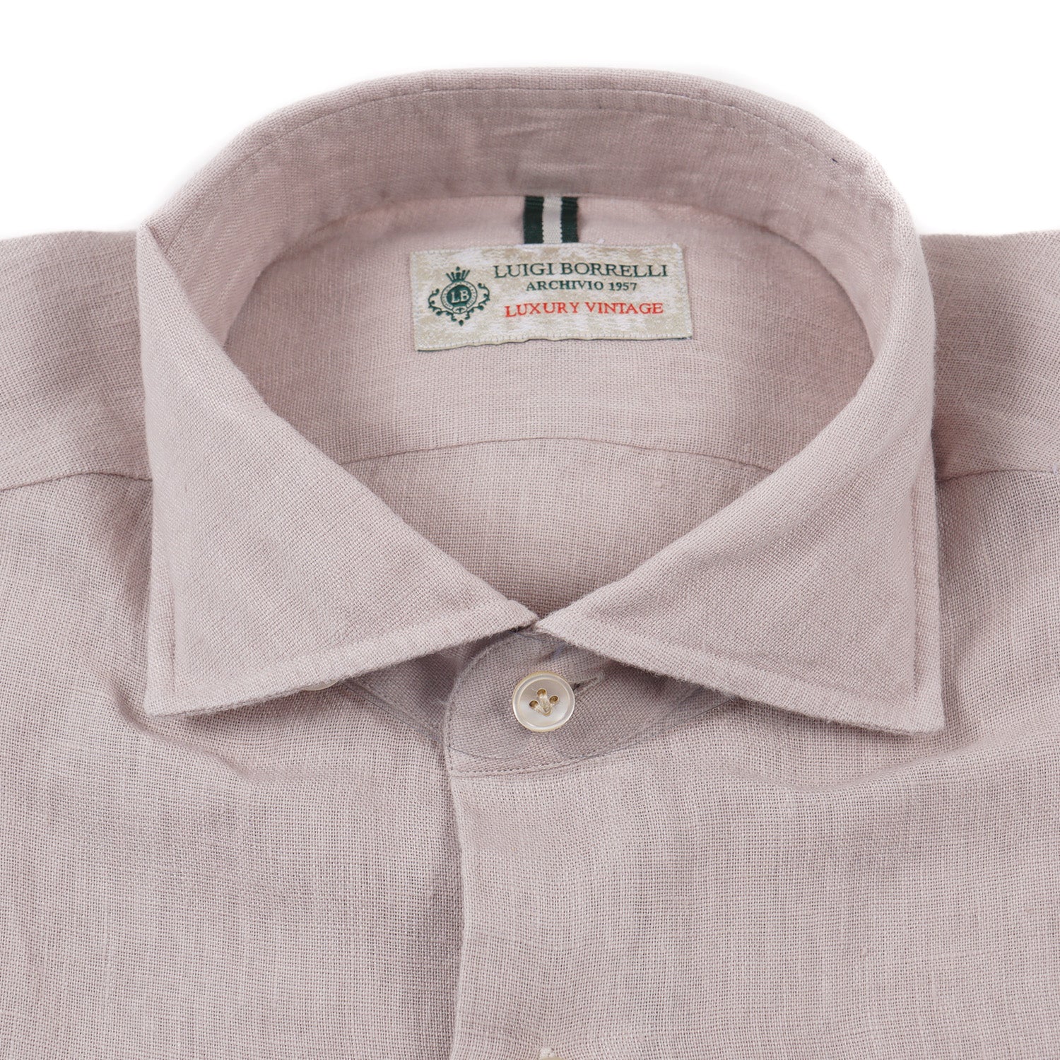 Luigi Borrelli Extrafine Linen Dress Shirt - Top Shelf Apparel