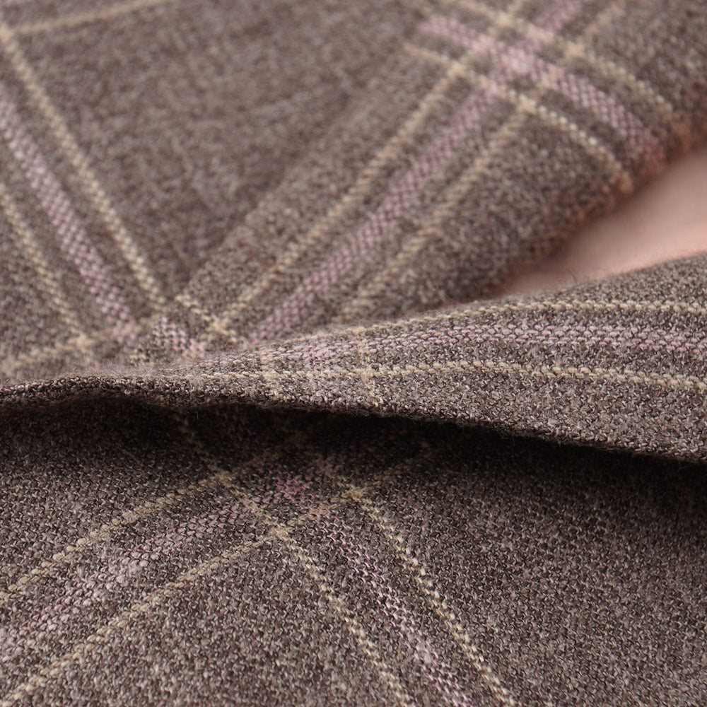 Brioni Dove Beige Check Wool-Silk-Linen Sport Coat - Top Shelf Apparel