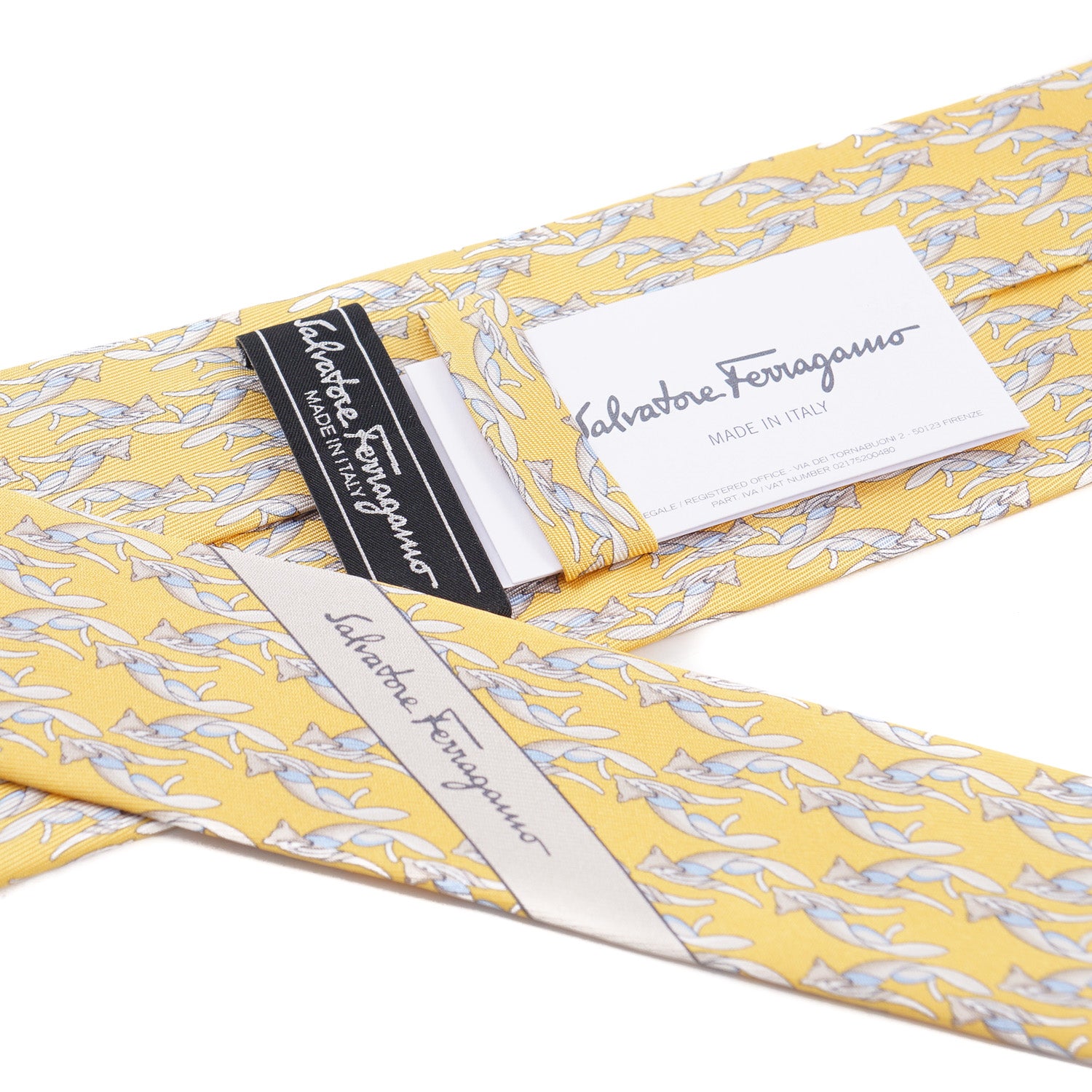 Salvatore Ferragamo Fox Print Tie - Top Shelf Apparel
