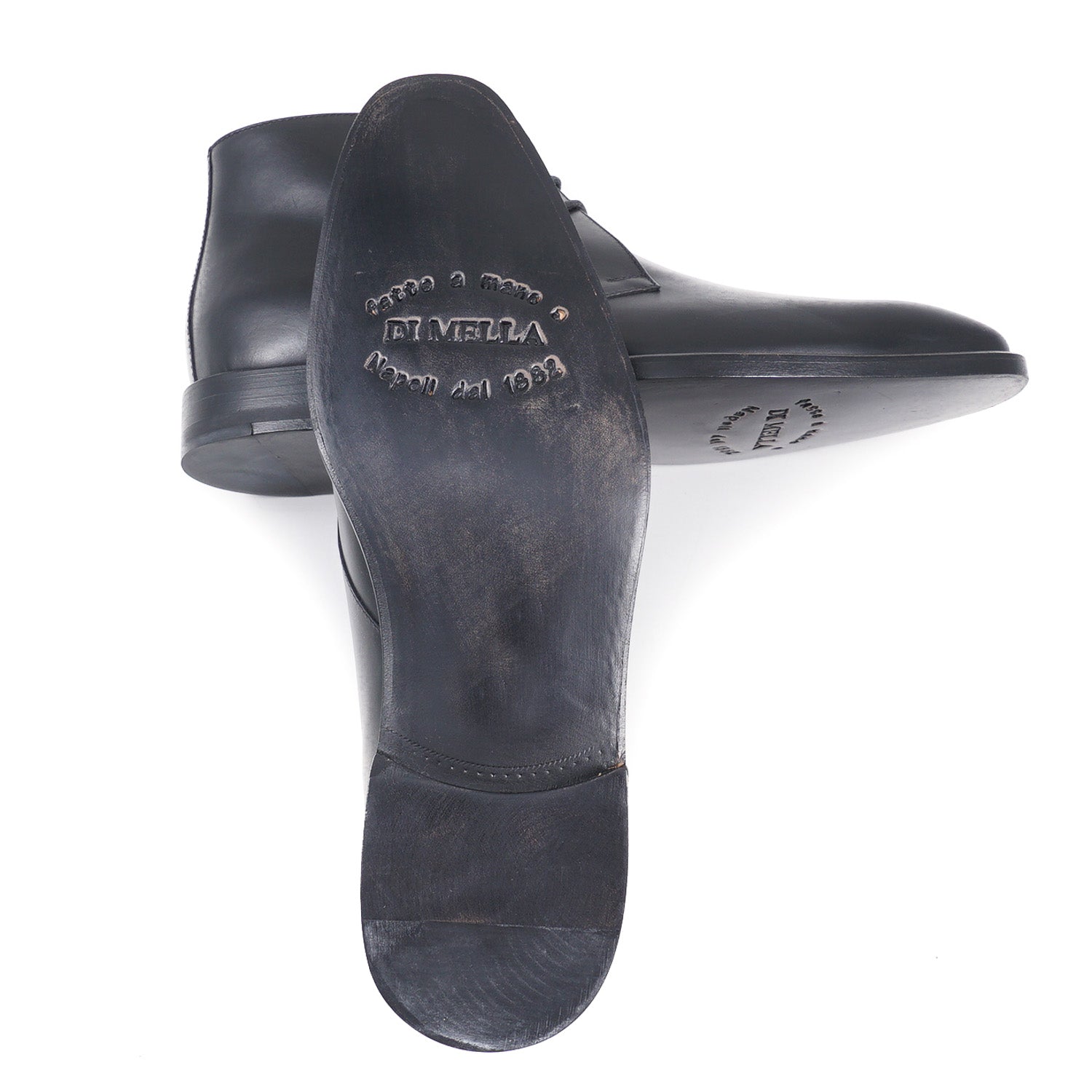 Di Mella Calf Leather Ankle Boots - Top Shelf Apparel