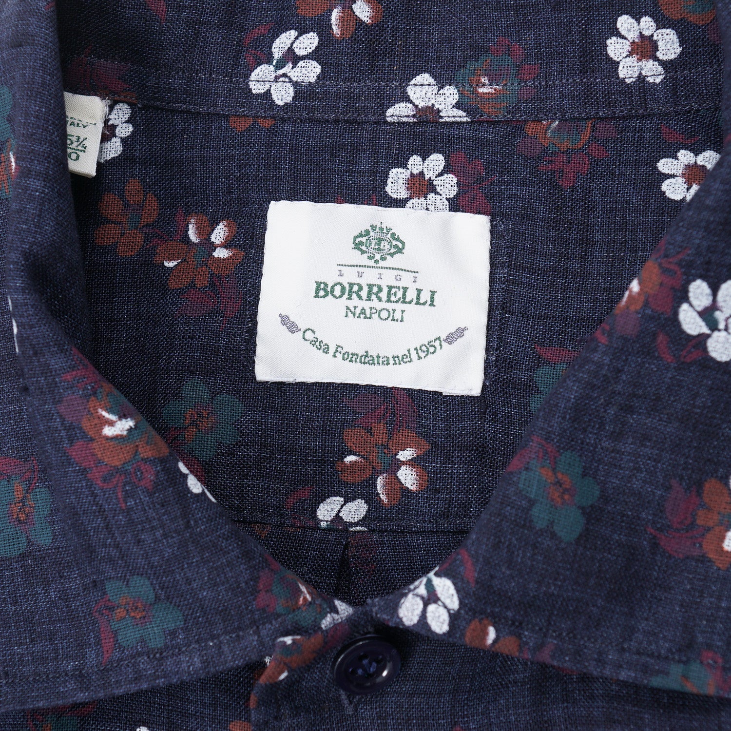 Luigi Borrelli Floral Print Linen Shirt - Top Shelf Apparel