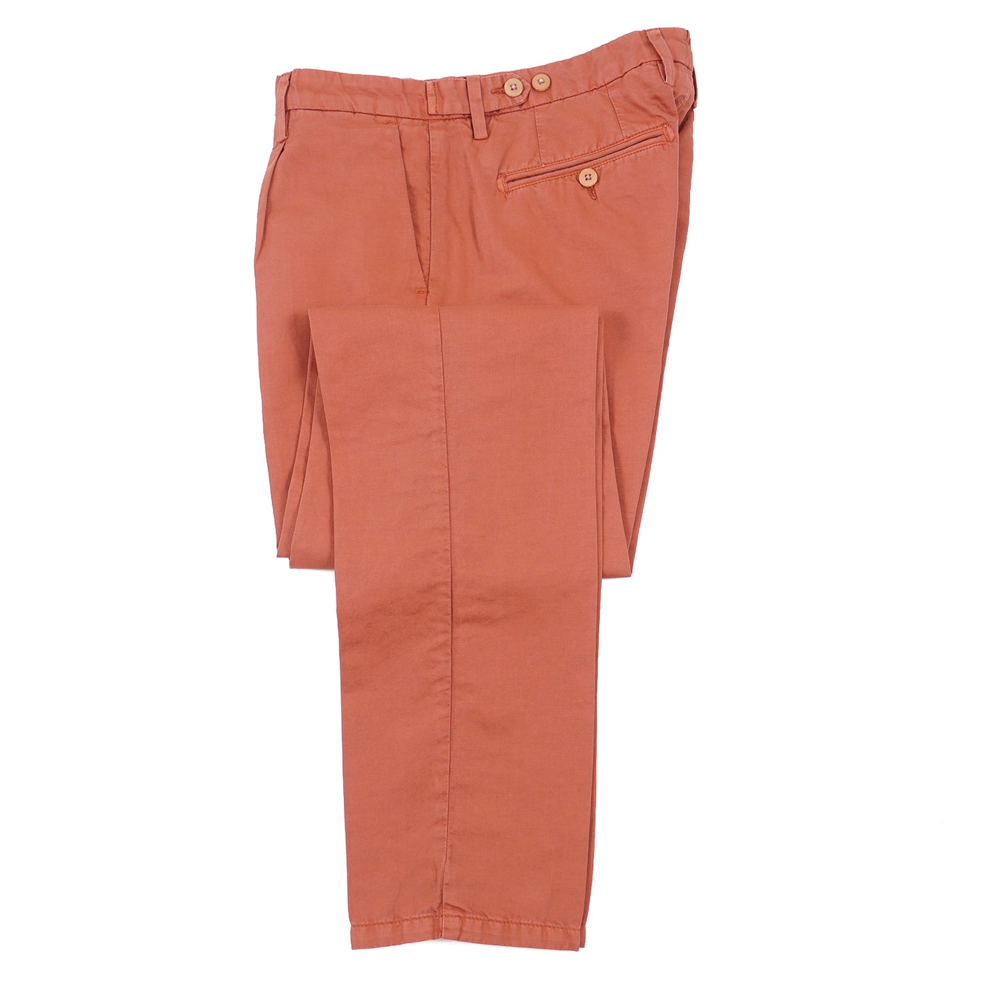 Luigi Borrelli Slim-Fit Cotton-Linen Pants - Top Shelf Apparel