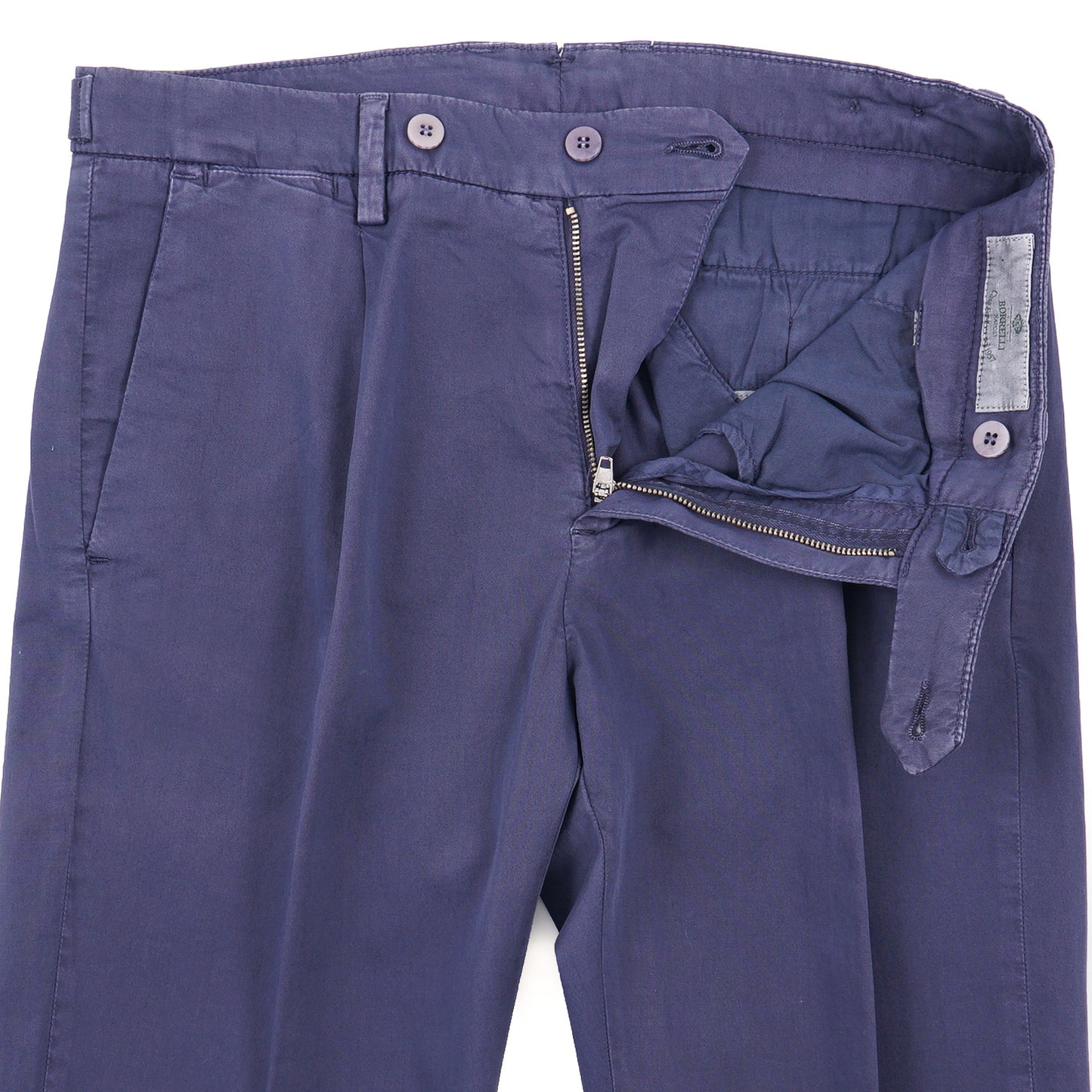 Luigi Borrelli Slim-Fit Cotton Pants - Top Shelf Apparel