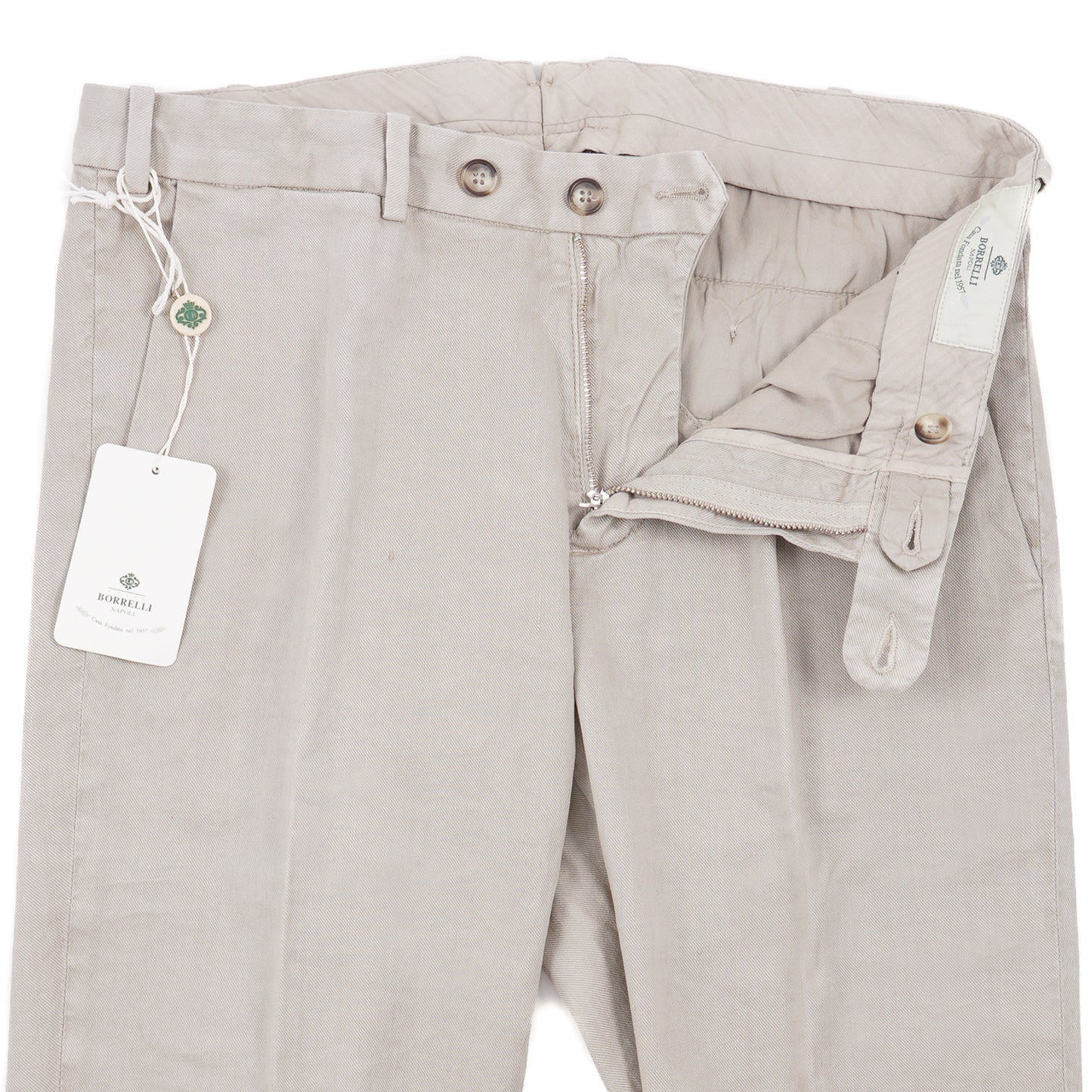 Luigi Borrelli Slim-Fit Linen and Cotton Pants - Top Shelf Apparel