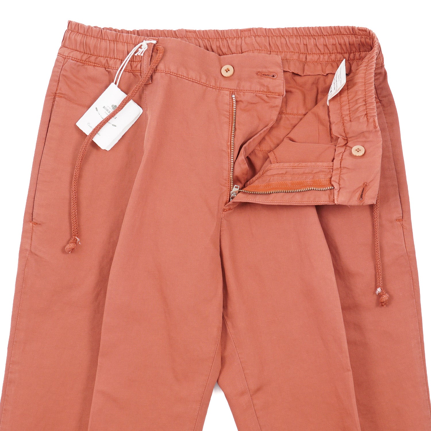 Luigi Borrelli Cotton-Linen Summer Pants - Top Shelf Apparel