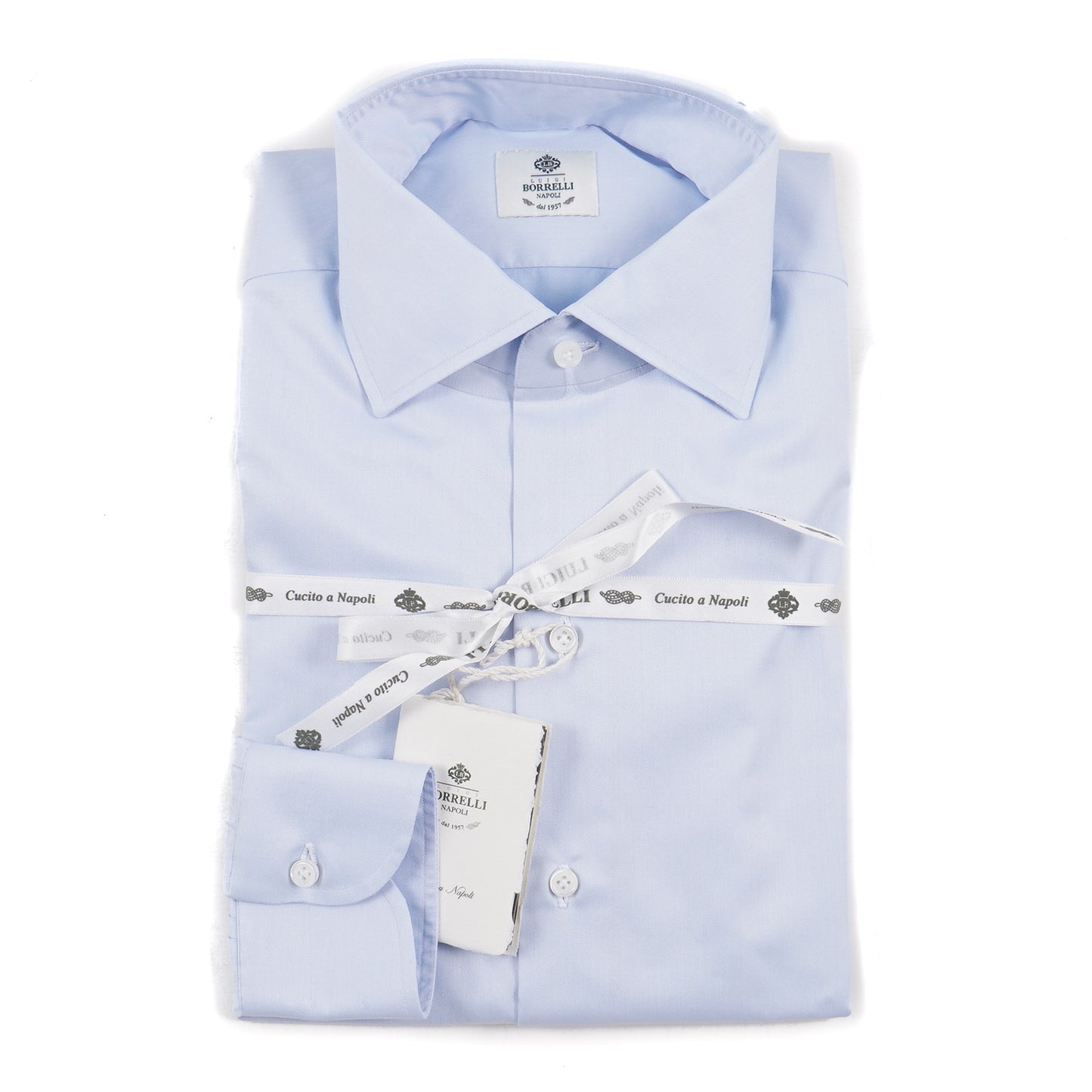 Luigi Borrelli Regular-Fit Cotton Dress Shirt - Top Shelf Apparel