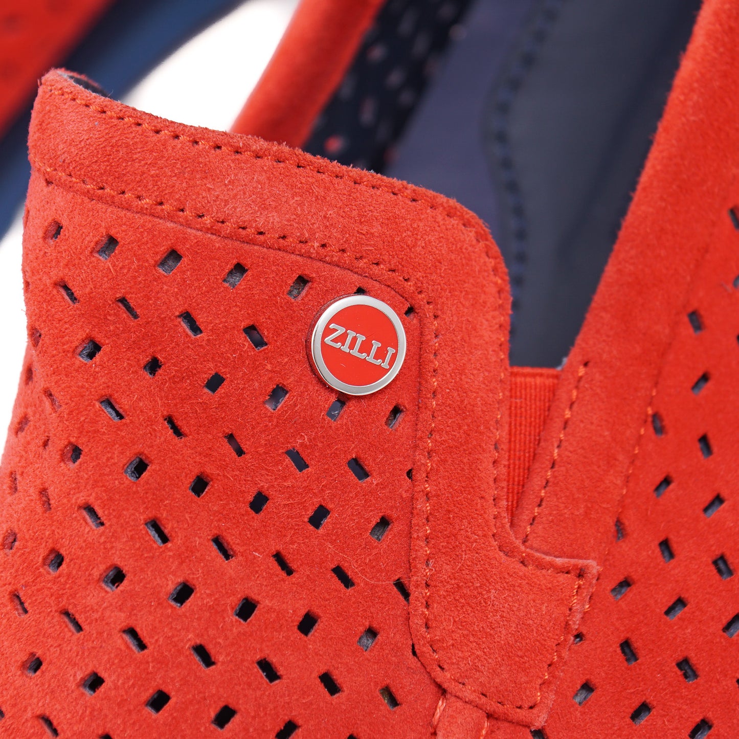 Zilli Perforated Suede Sport Loafers - Top Shelf Apparel