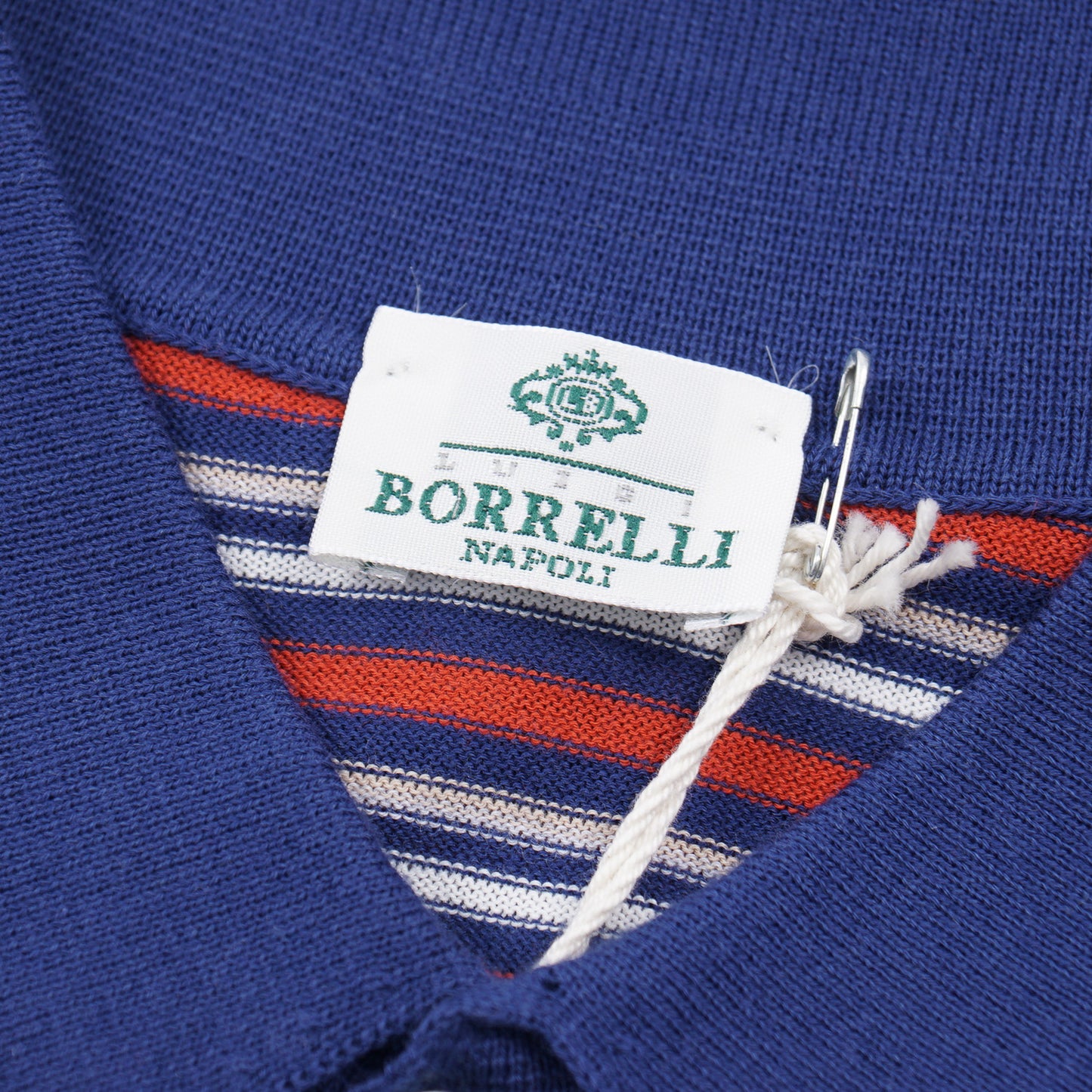 Luigi Borrelli Striped Cotton Polo Shirt - Top Shelf Apparel