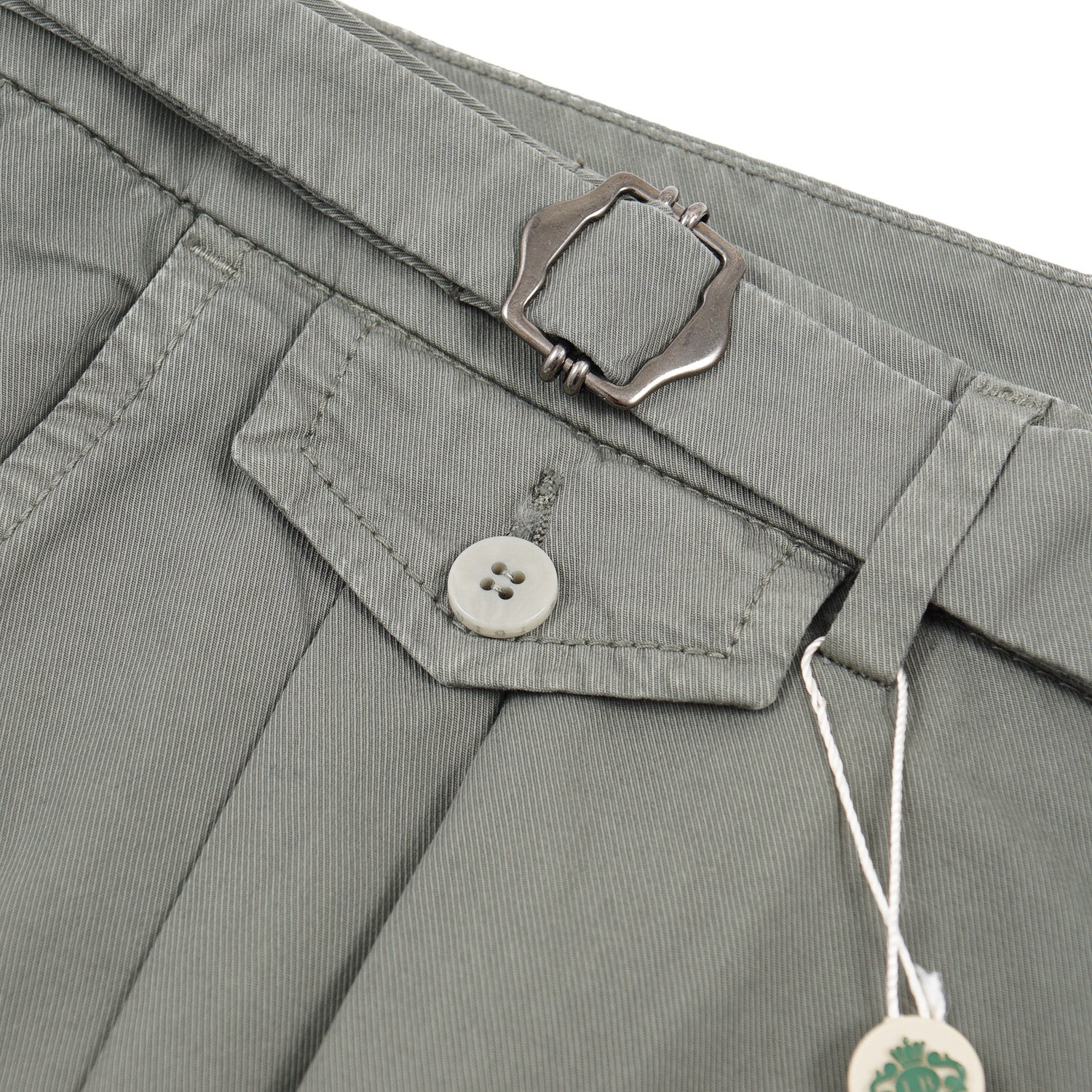 Luigi Borrelli Garment-Washed Cotton Pants - Top Shelf Apparel