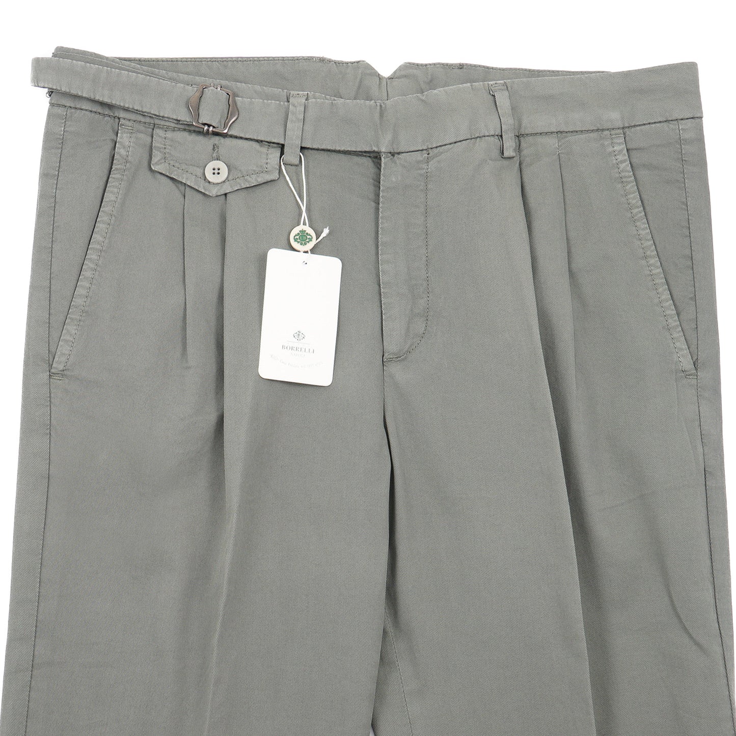 Luigi Borrelli Garment-Washed Cotton Pants - Top Shelf Apparel