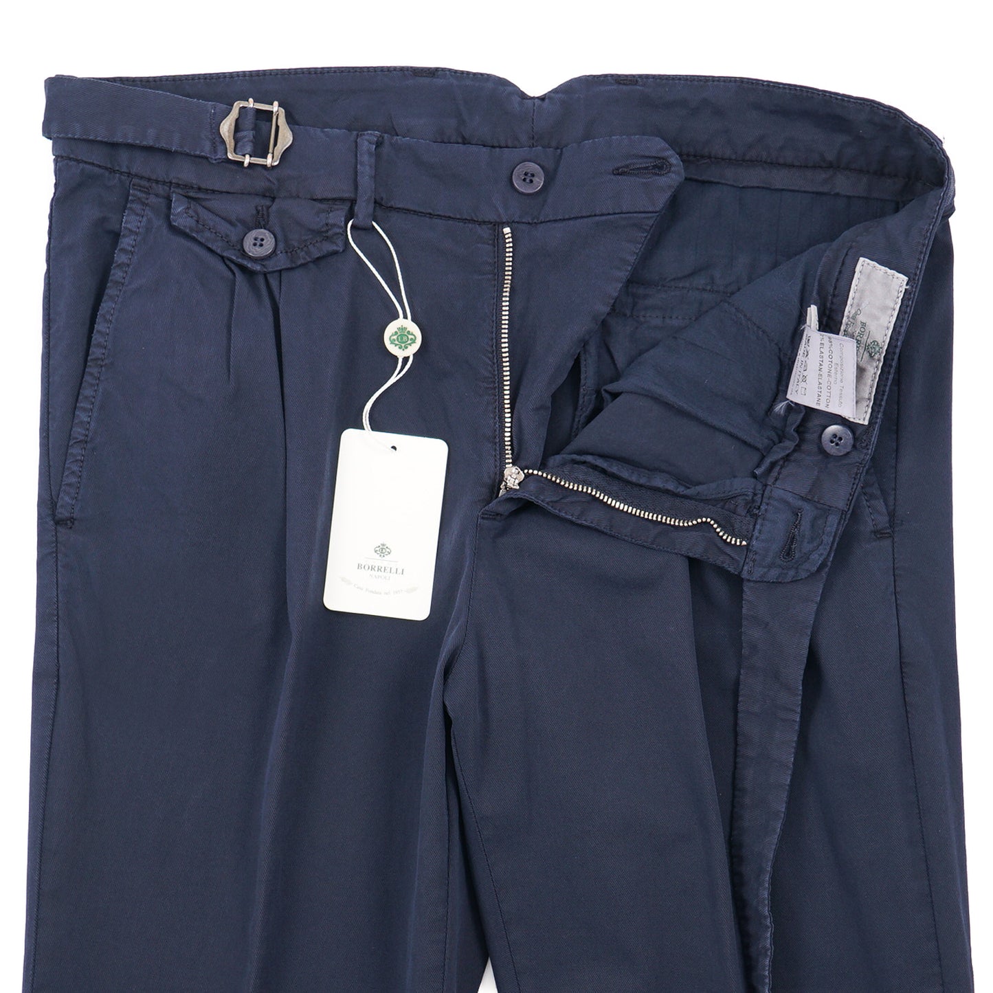 Luigi Borrelli Garment-Washed Cotton Pants - Top Shelf Apparel