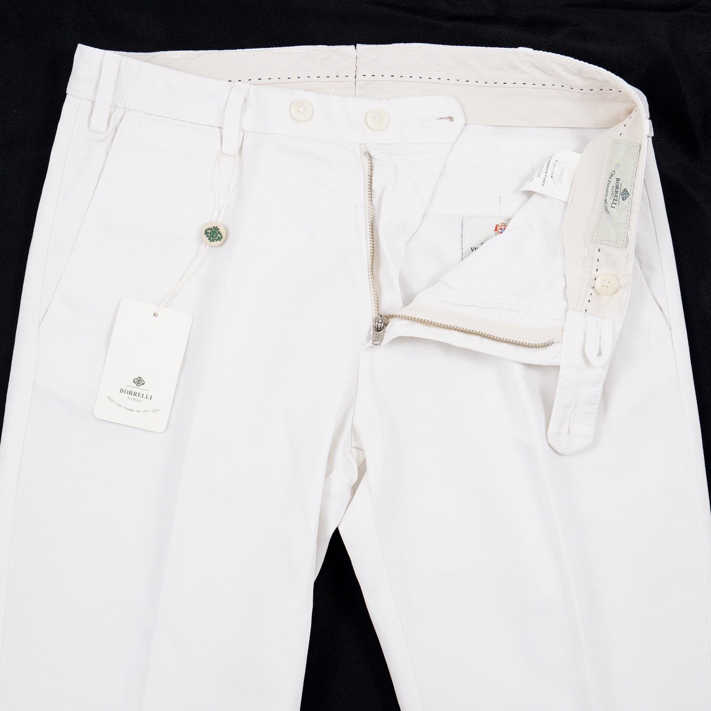 Luigi Borrelli Slim-Fit Cotton and Linen Pants - Top Shelf Apparel