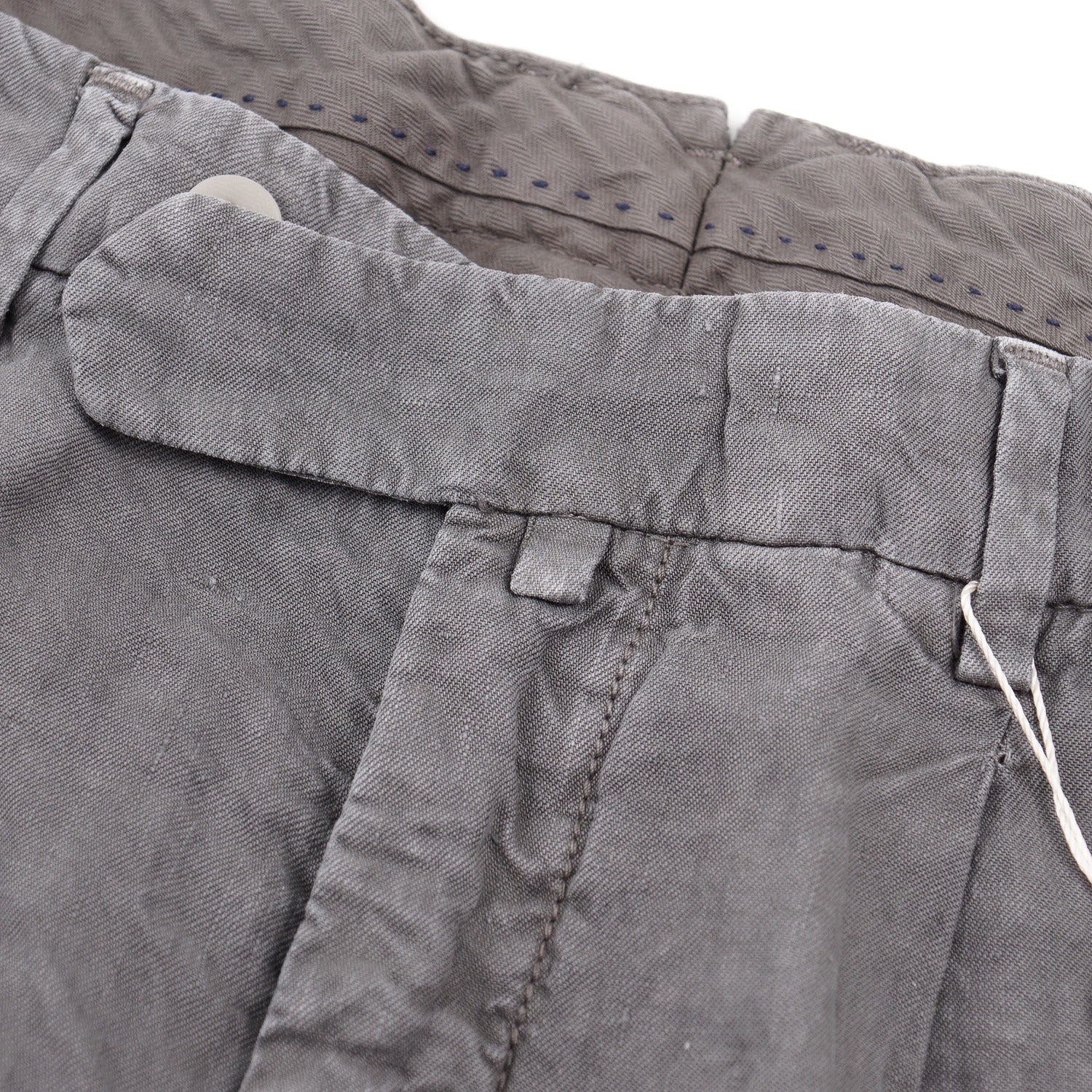 Luigi Borrelli Garment-Washed Linen Pants - Top Shelf Apparel