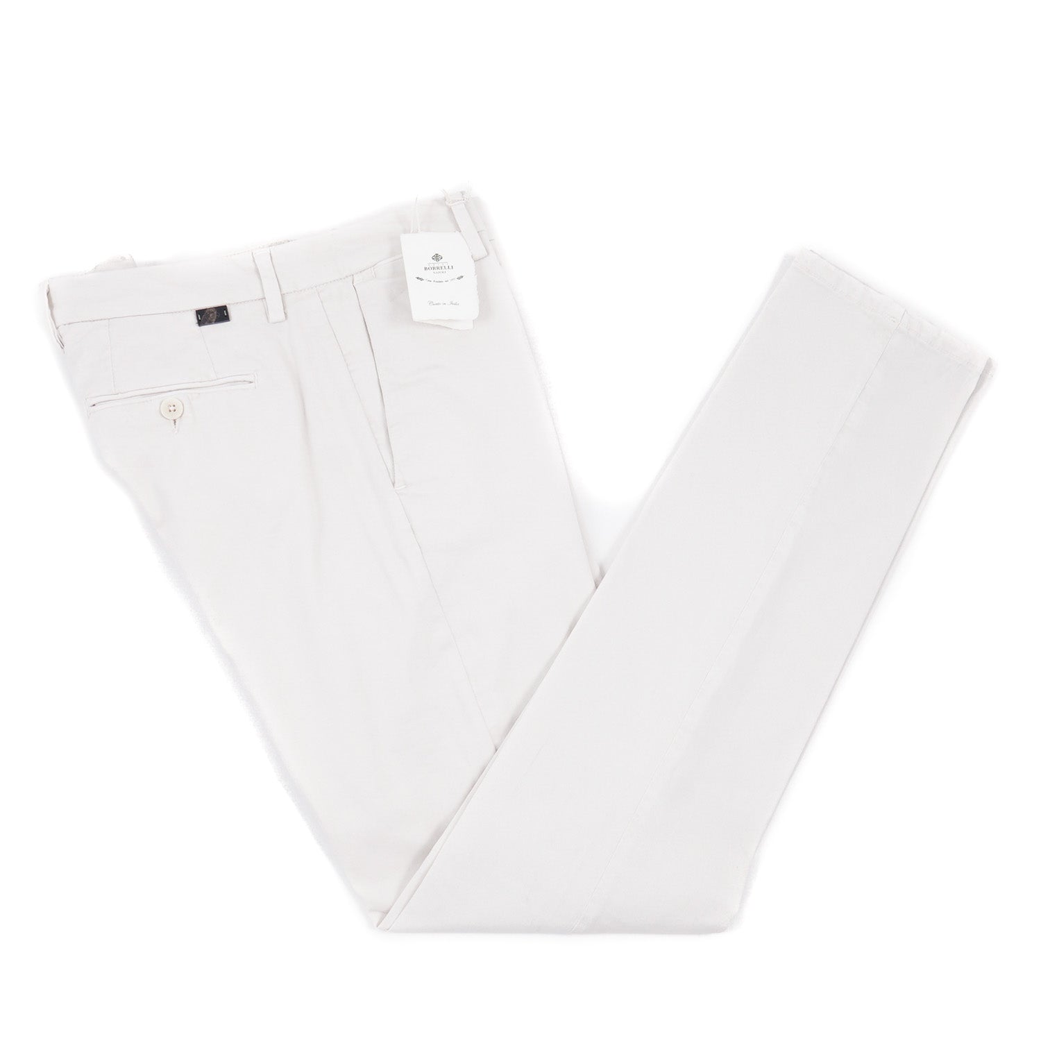 Luigi Borrelli Slim-Fit Cotton Pants - Top Shelf Apparel