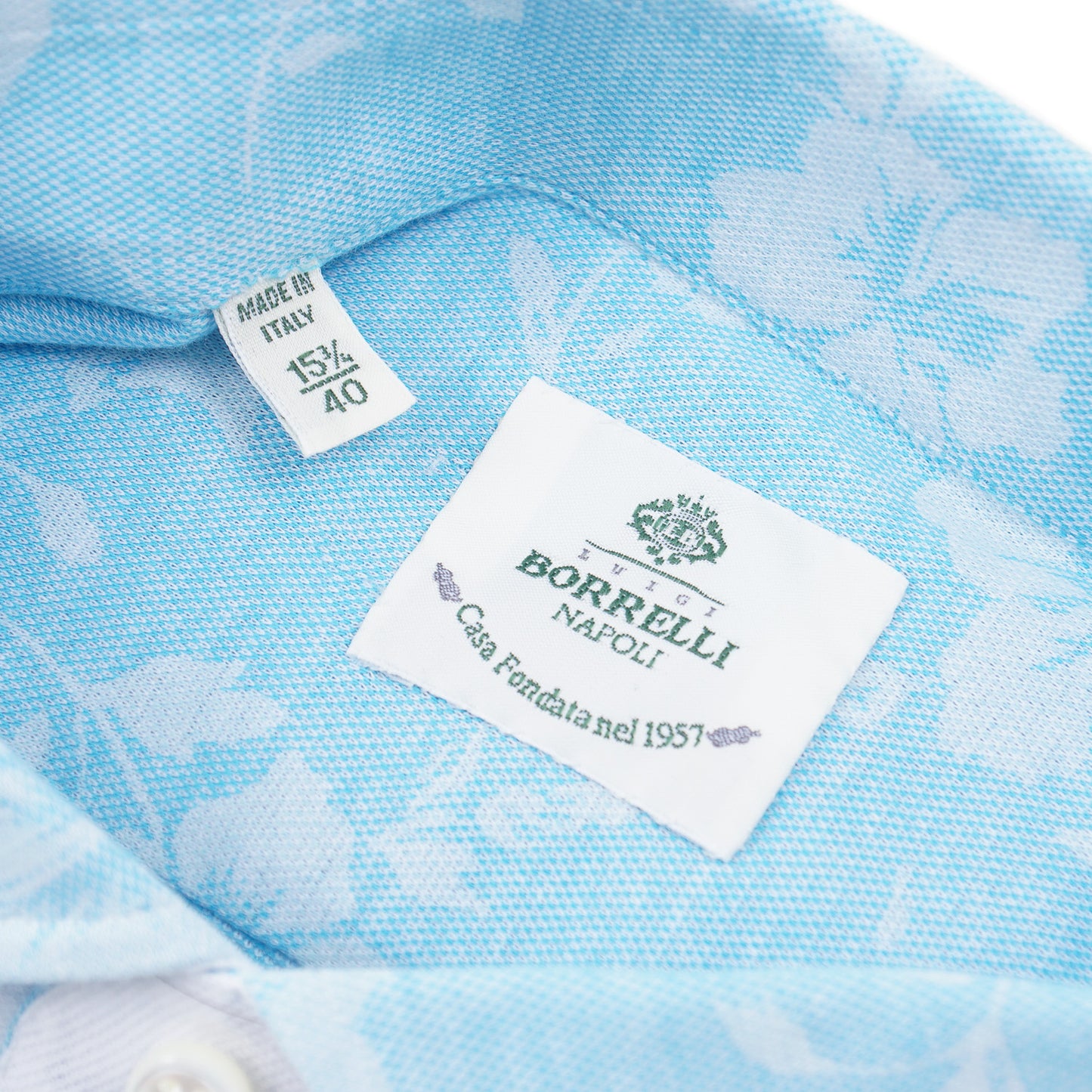Luigi Borrelli Floral Print Jersey Cotton Shirt - Top Shelf Apparel