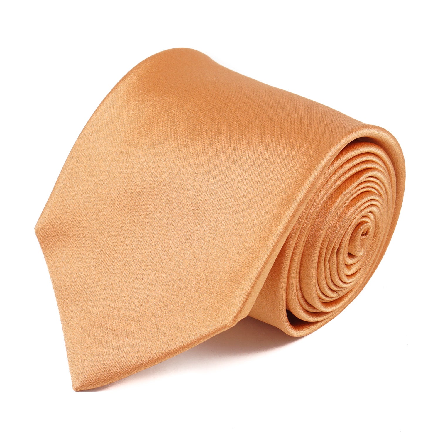 Luigi Borrelli Solid Satin Silk Tie - Top Shelf Apparel