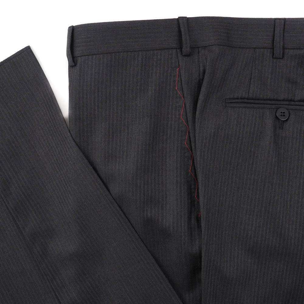 Isaia Dark Gray Super 170s Wool Suit - Top Shelf Apparel