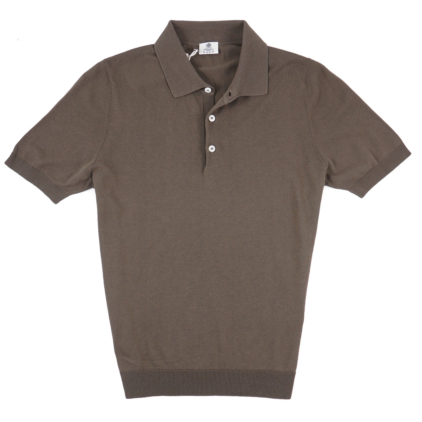 Luigi Borrelli Knit Cotton Polo Shirt - Top Shelf Apparel