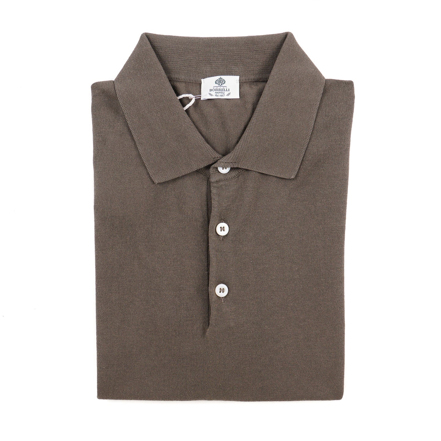 Luigi Borrelli Knit Cotton Polo Shirt - Top Shelf Apparel