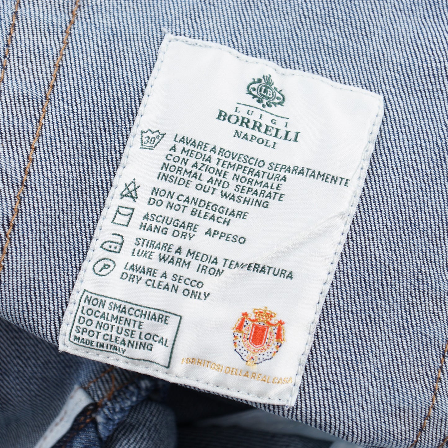 Luigi Borrelli Extra-Slim Denim Jeans - Top Shelf Apparel