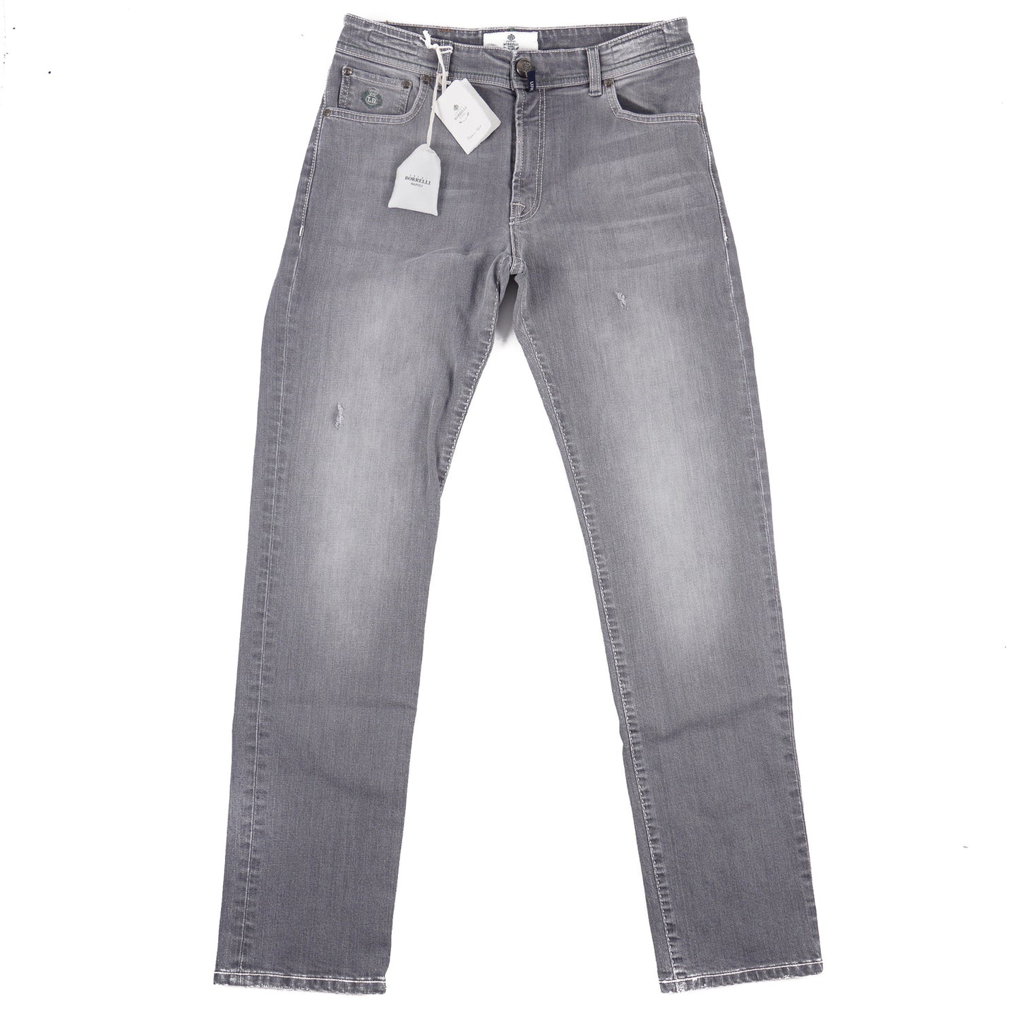 Luigi Borrelli Modern-Fit Denim Jeans - Top Shelf Apparel