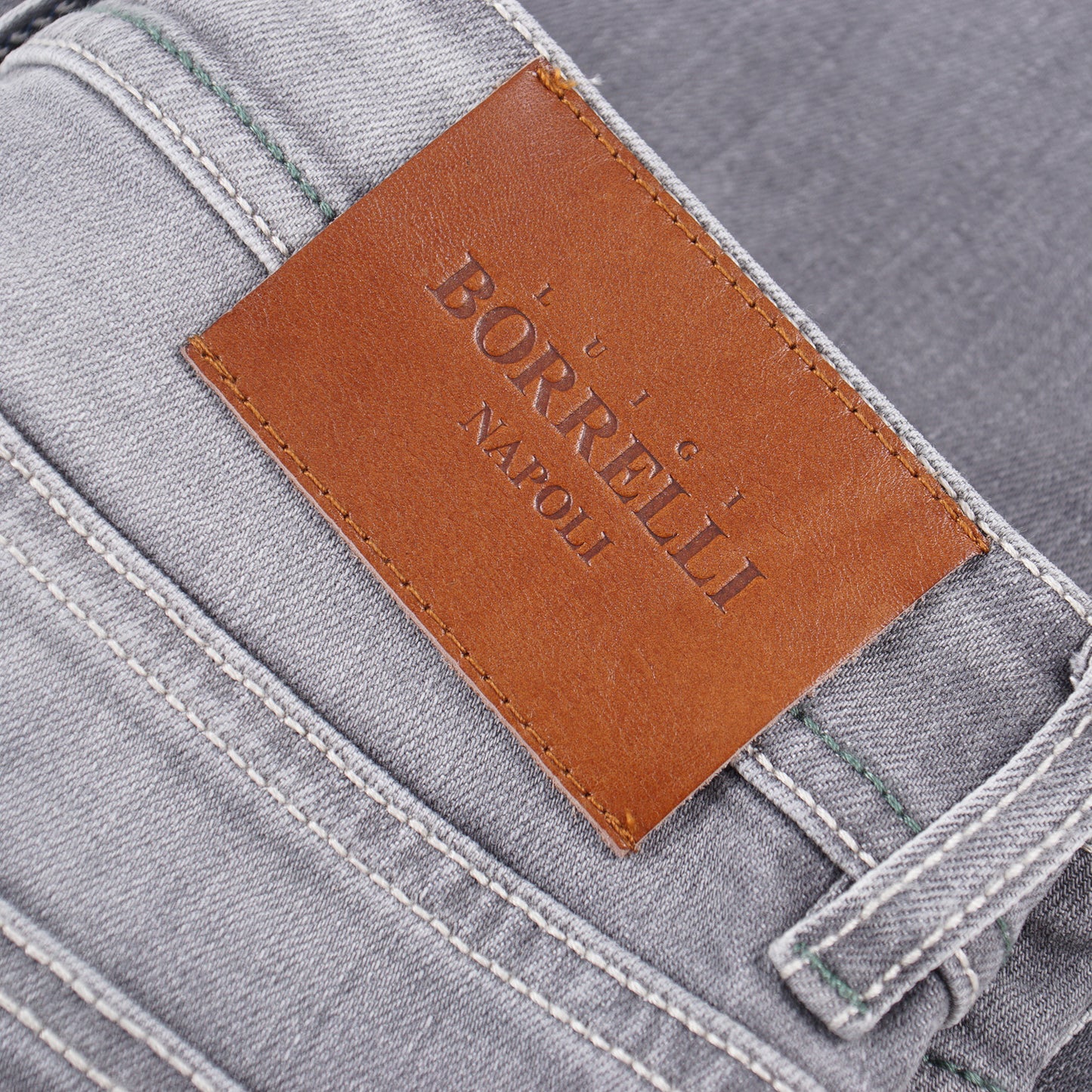 Luigi Borrelli Modern-Fit Denim Jeans - Top Shelf Apparel