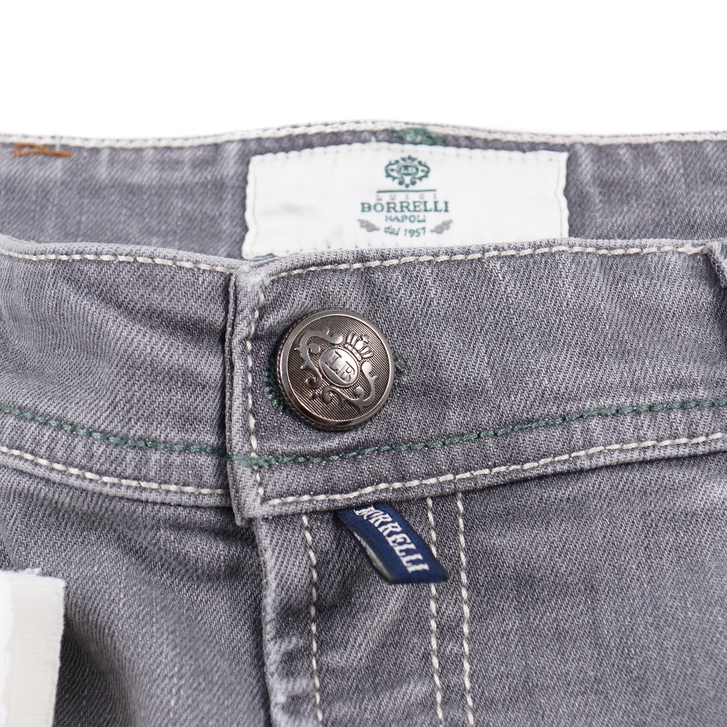 Luigi Borrelli Modern-Fit Denim Jeans - Top Shelf Apparel
