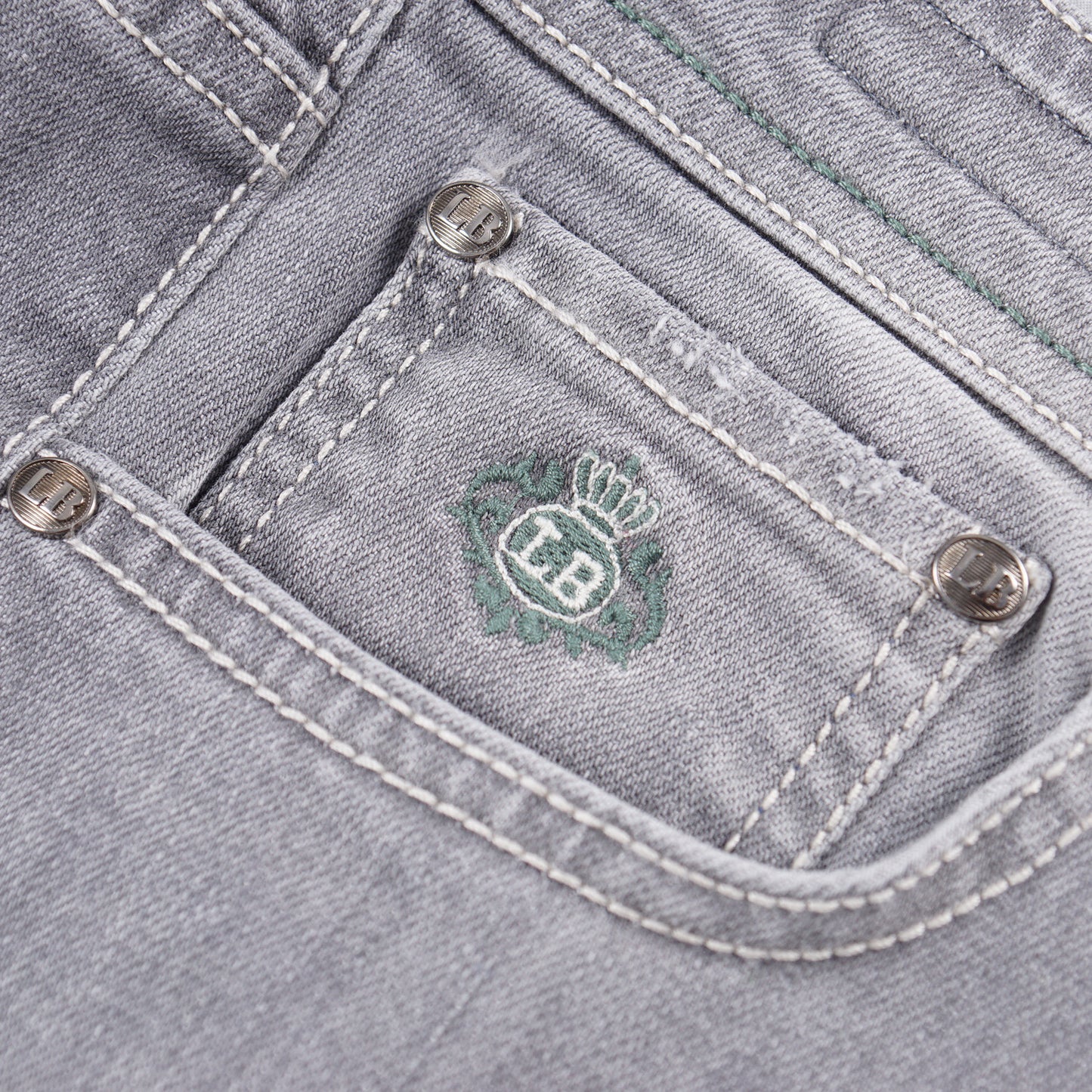 Luigi Borrelli Modern-Fit Denim Jeans - Top Shelf Apparel