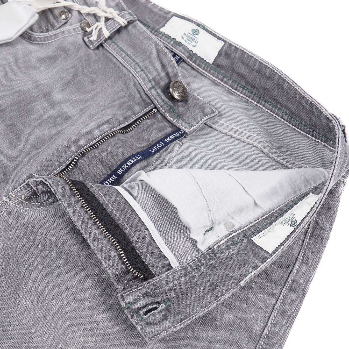 Luigi Borrelli Modern-Fit Denim Jeans - Top Shelf Apparel