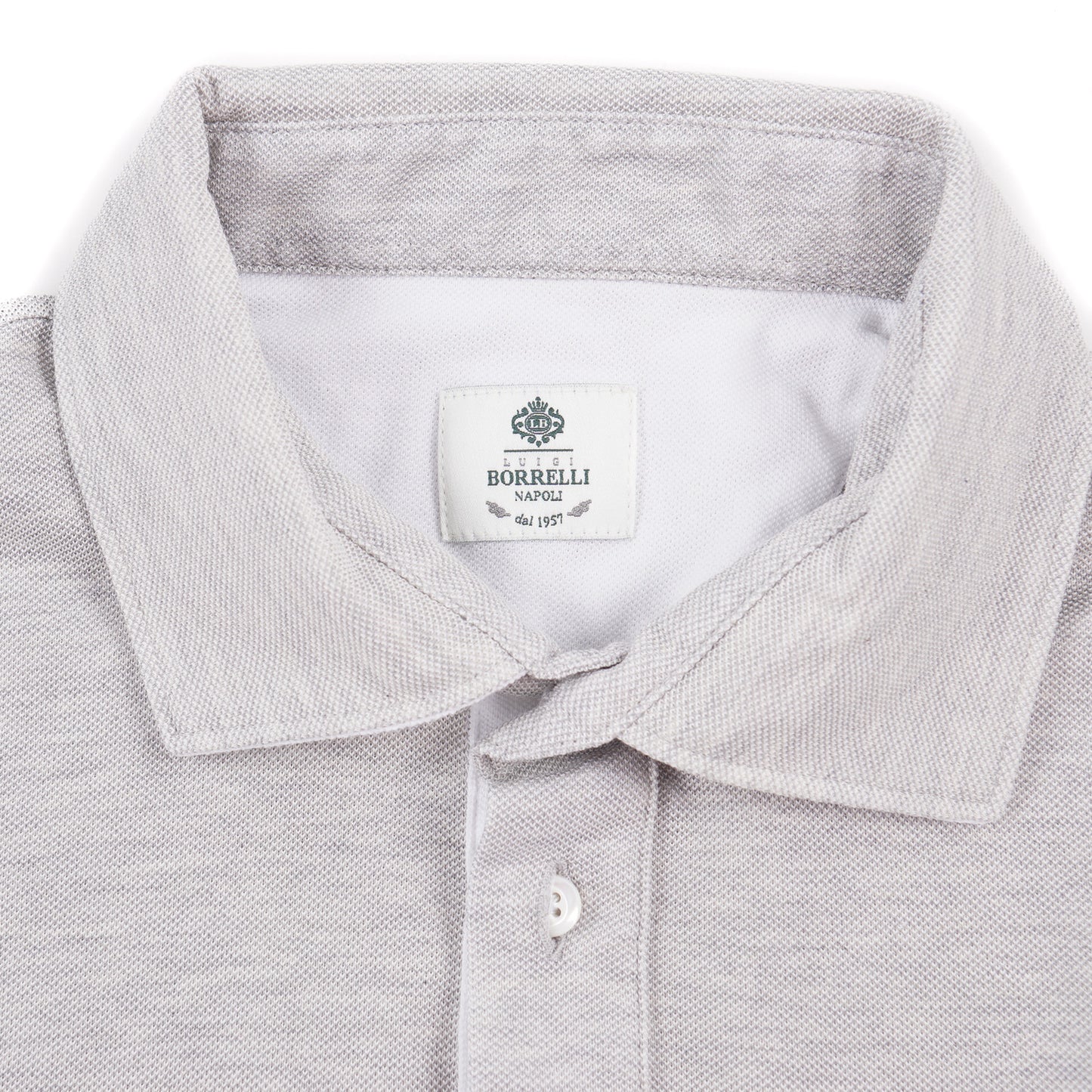 Luigi Borrelli Pique Knit Cotton Polo Shirt - Top Shelf Apparel
