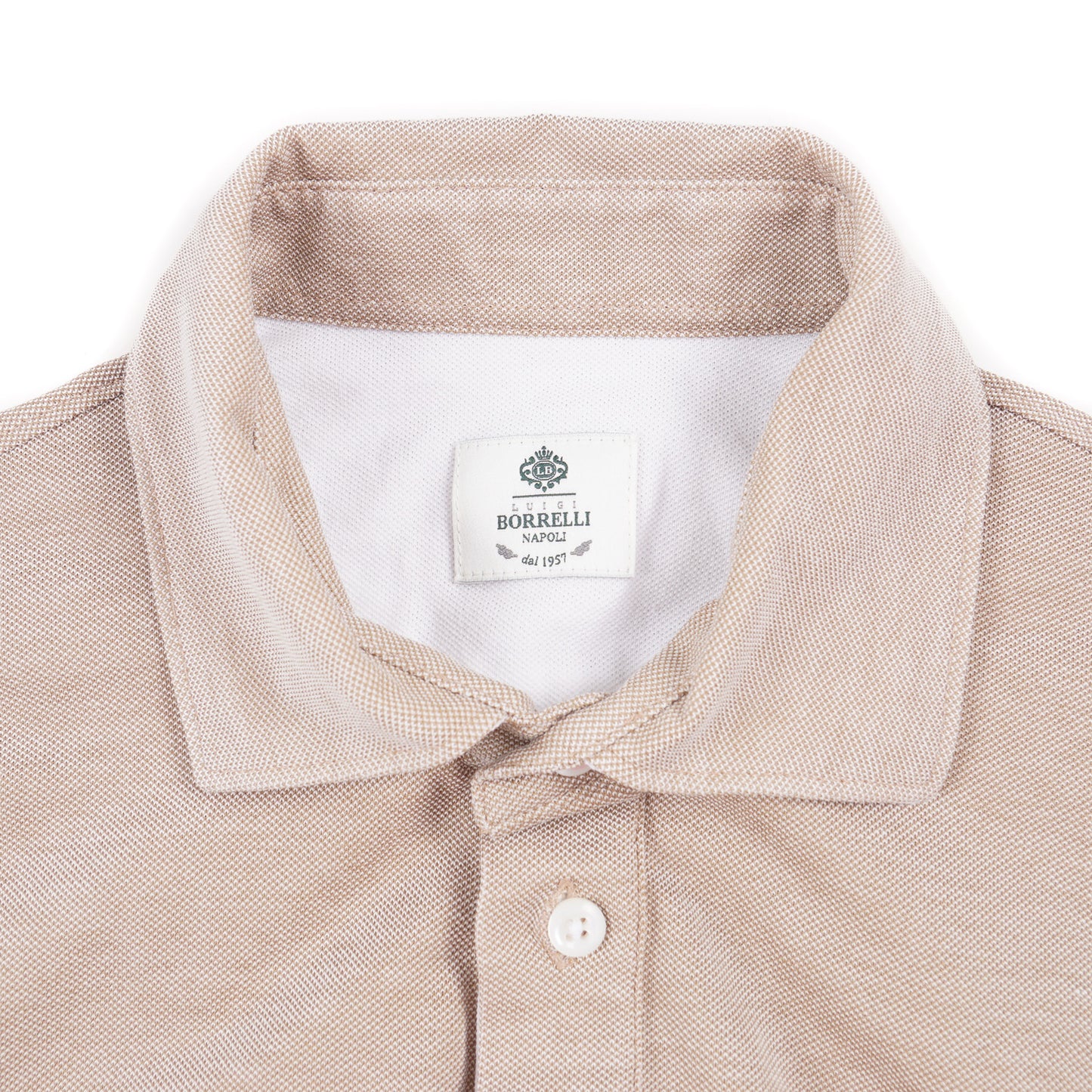 Luigi Borrelli Pique Knit Cotton Polo Shirt - Top Shelf Apparel