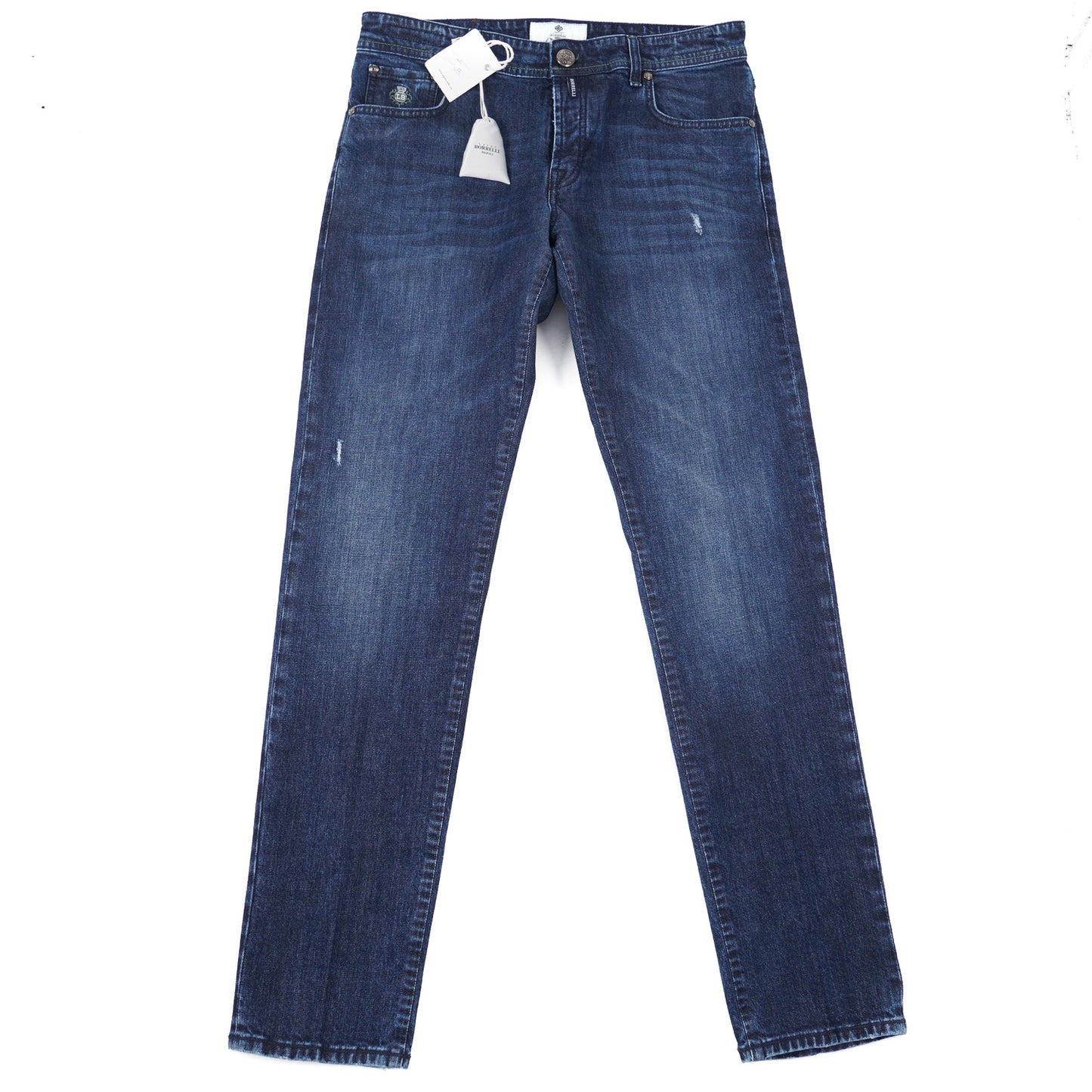 Luigi Borrelli Slim-Fit Denim Jeans - Top Shelf Apparel