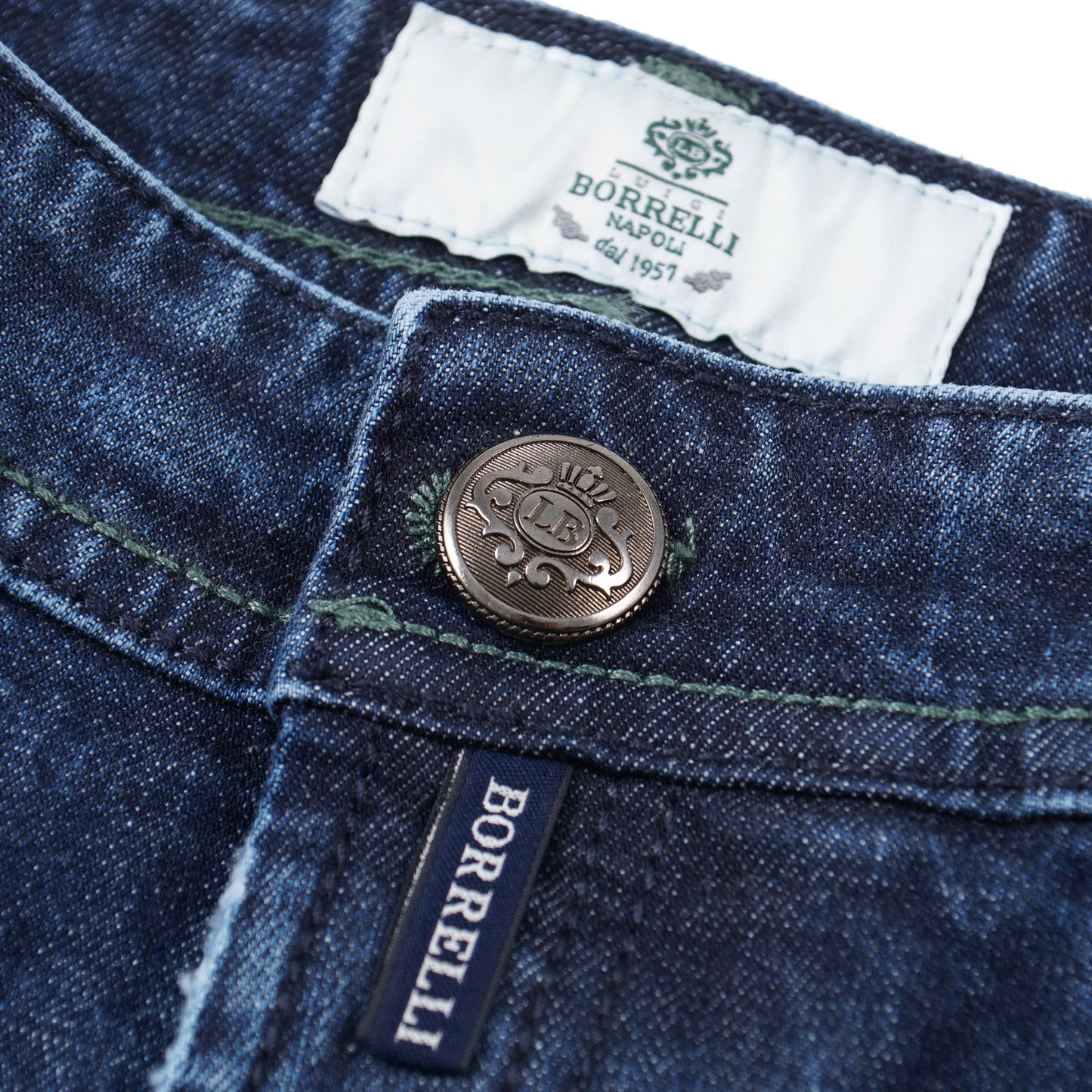 Luigi Borrelli Slim-Fit Denim Jeans - Top Shelf Apparel