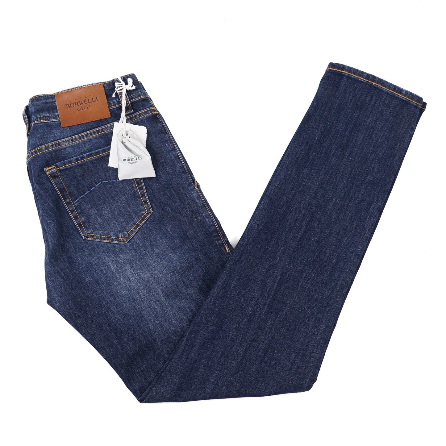 Luigi Borrelli Extra-Slim Denim Jeans - Top Shelf Apparel