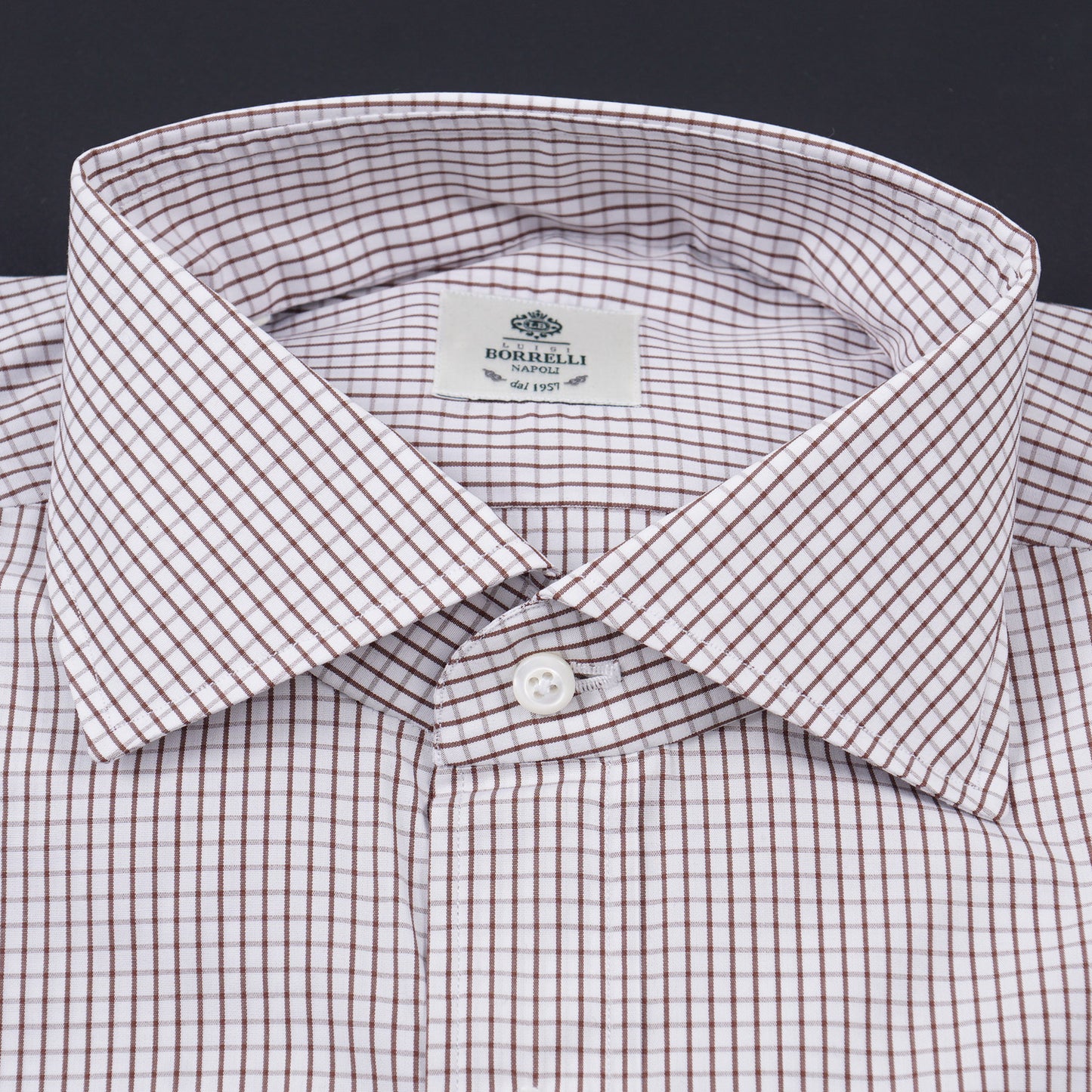 Luigi Borrelli Check Cotton Dress Shirt - Top Shelf Apparel