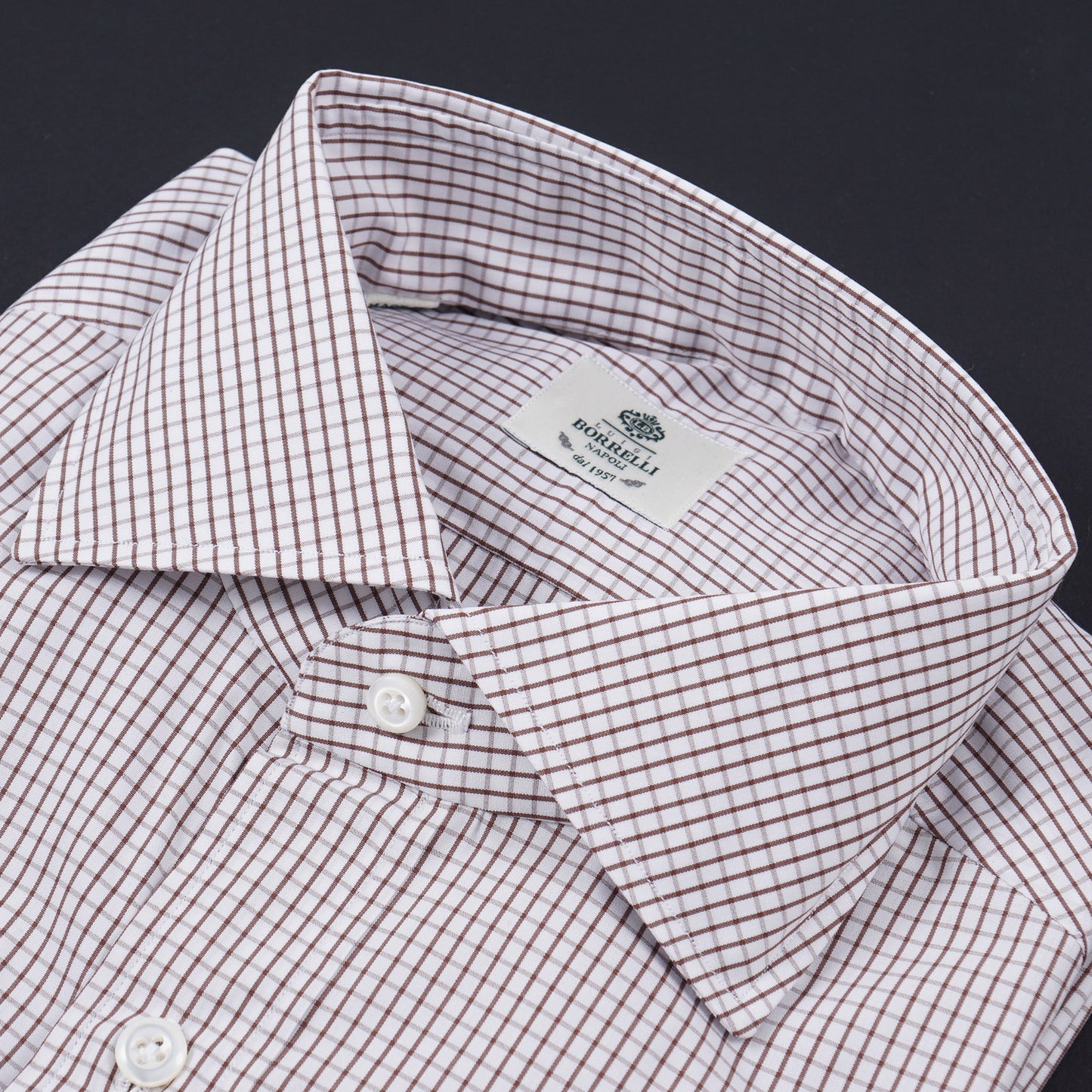 Luigi Borrelli Check Cotton Dress Shirt - Top Shelf Apparel