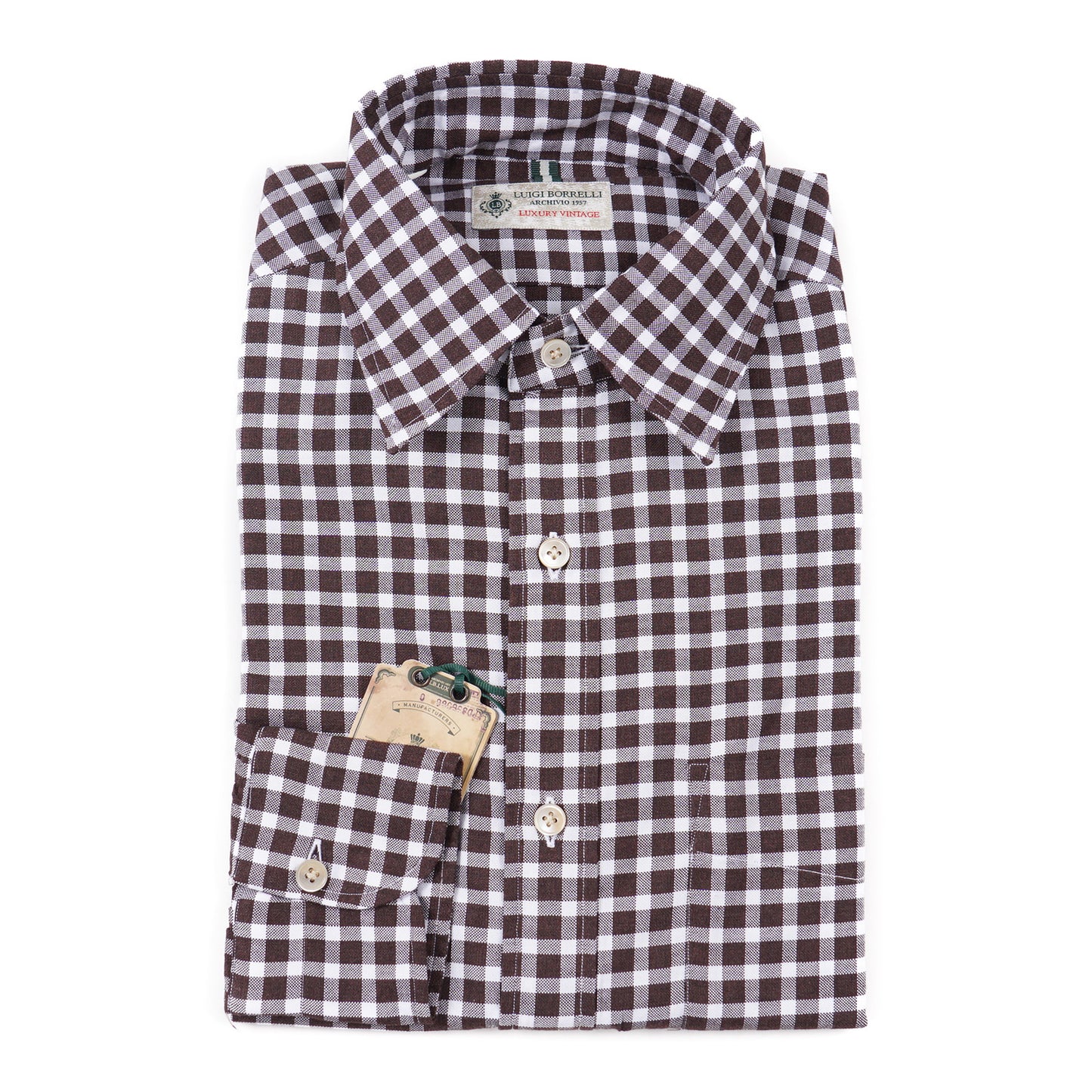 Luigi Borrelli Cotton Dress Shirt - Top Shelf Apparel