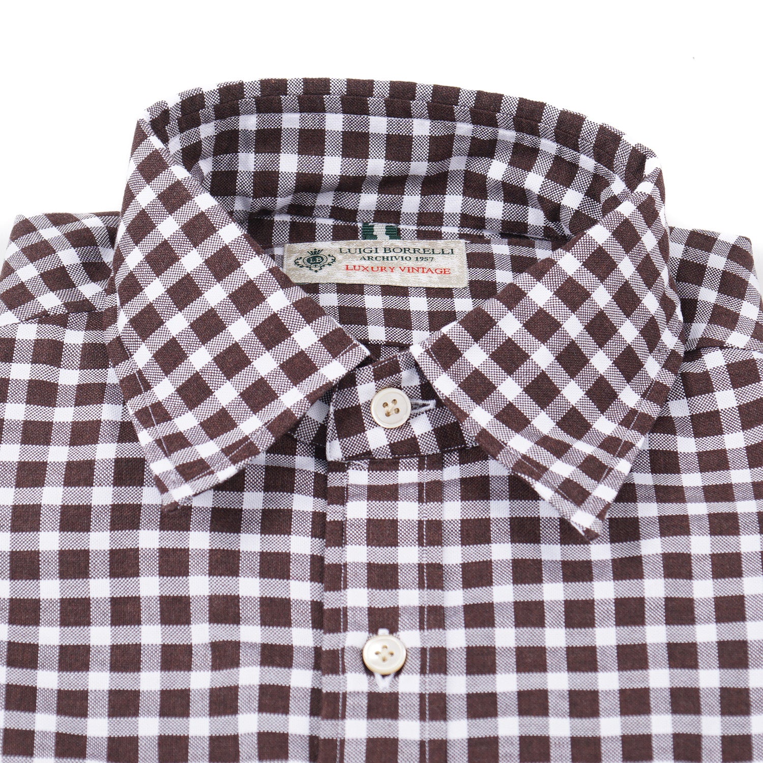 Luigi Borrelli Cotton Dress Shirt - Top Shelf Apparel